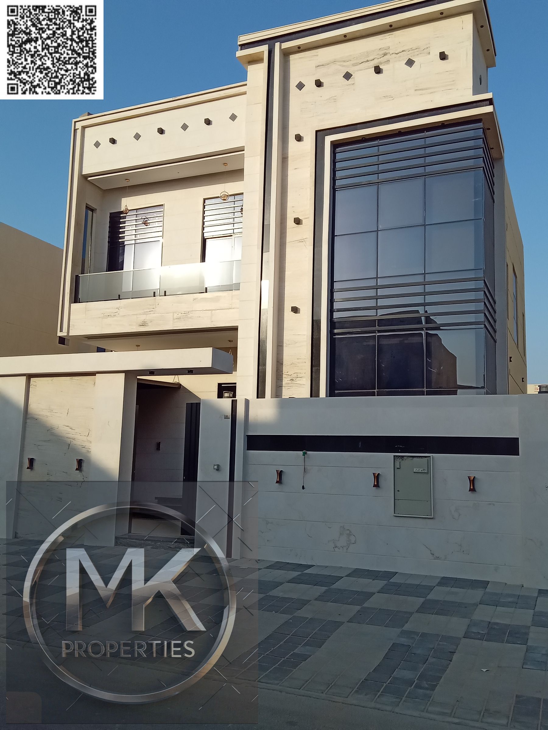 The Royal classical design Villa for sale in Al Zahya.