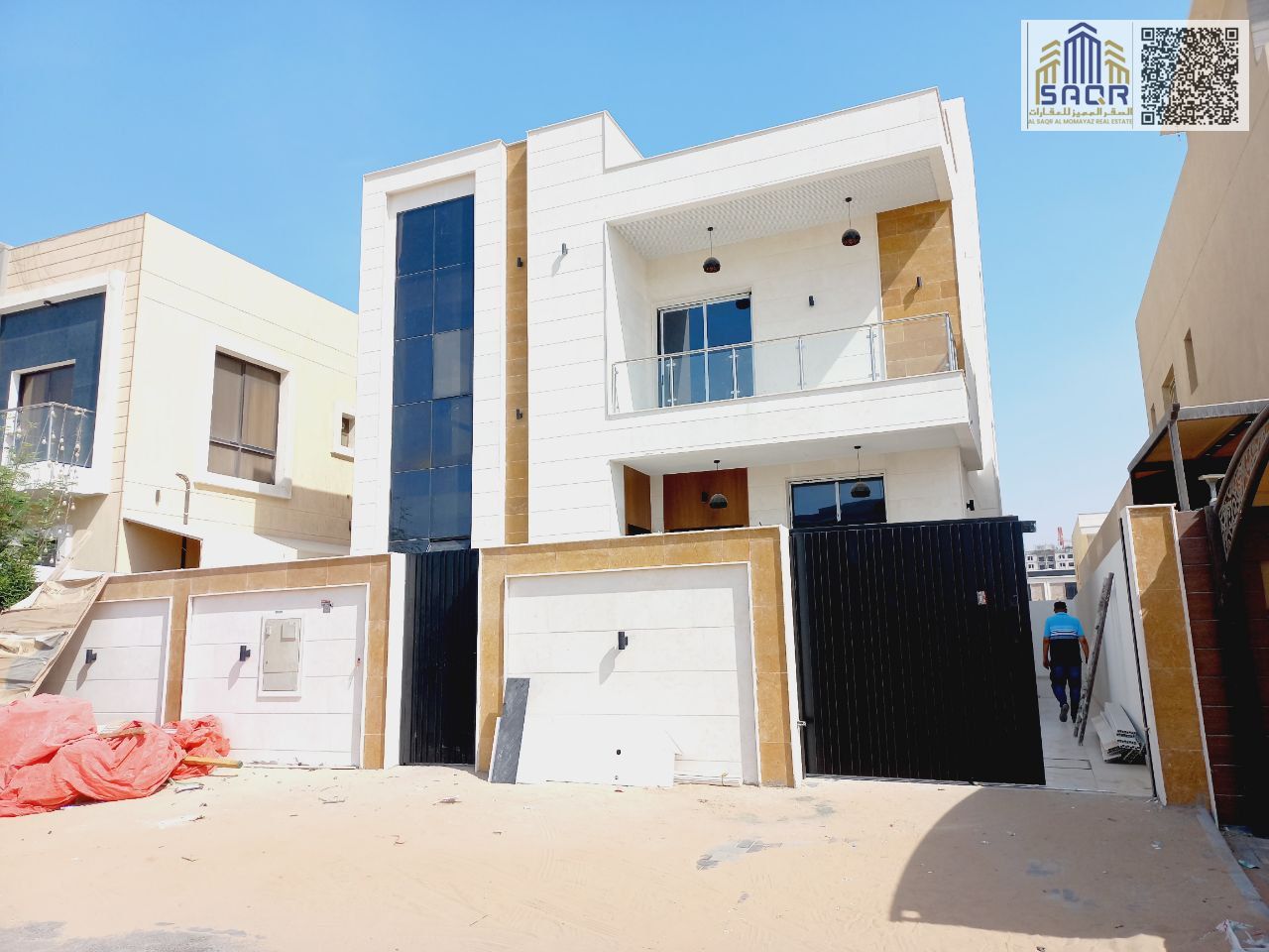 Luxury villa for sale in Al Yasmeen area, Ajman, at a very reasonable price with ideal specifications for family housing or investment - freehold