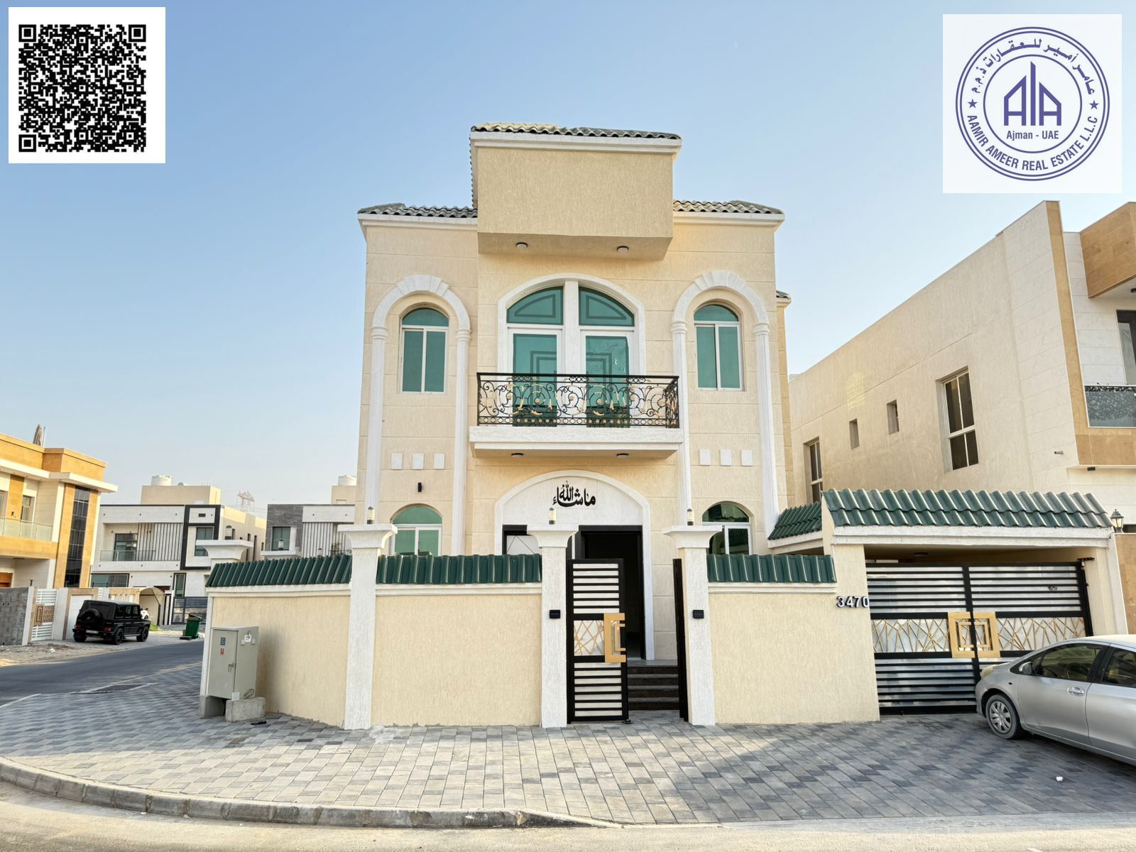 BRAND NEW | SPECIOUS BEAUTIFUL | 05 MASTER BEDROOMS | VILLA AVAILABLE | FOR RENT | AL YASMEEN | AJMAN