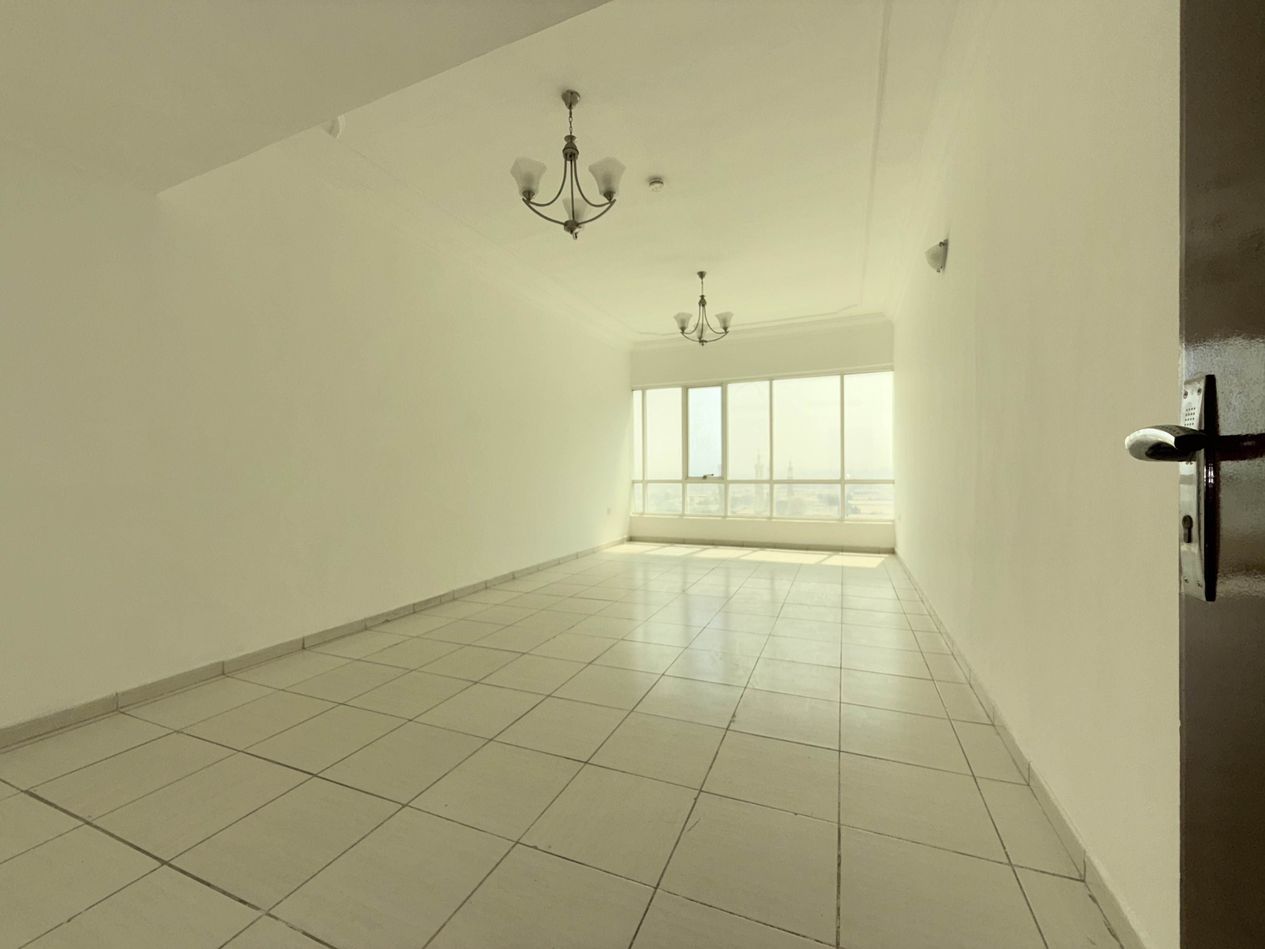 READY TO MOVE 2 BHK APARTMENT WITH BALCONY WITH BUILT IN WARDROBES WITH POOL GYM NEAR TO DUBAI EXIT