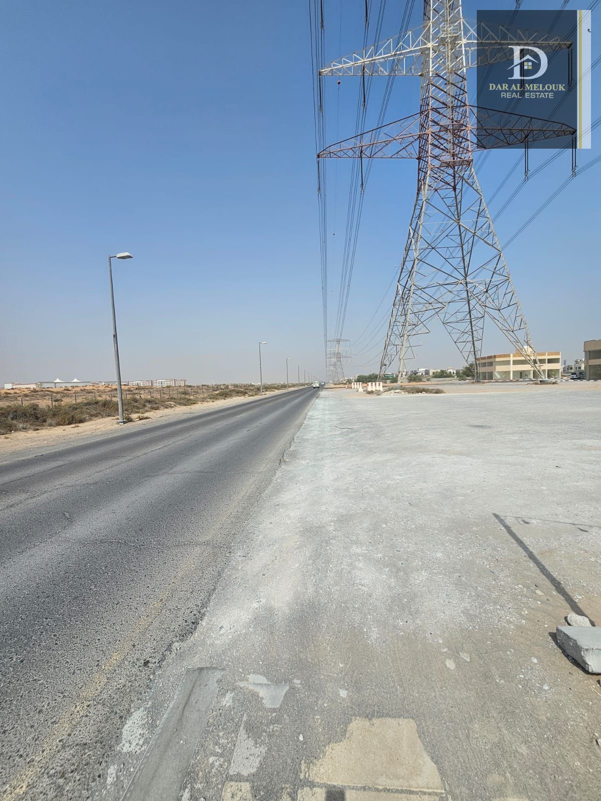 For Sale in Sharjah Al Dabdaba North Commercial Land, Prime Location On a 54-meter Street Opposite Al Rahmaniya Freehold for Arabs Installment P