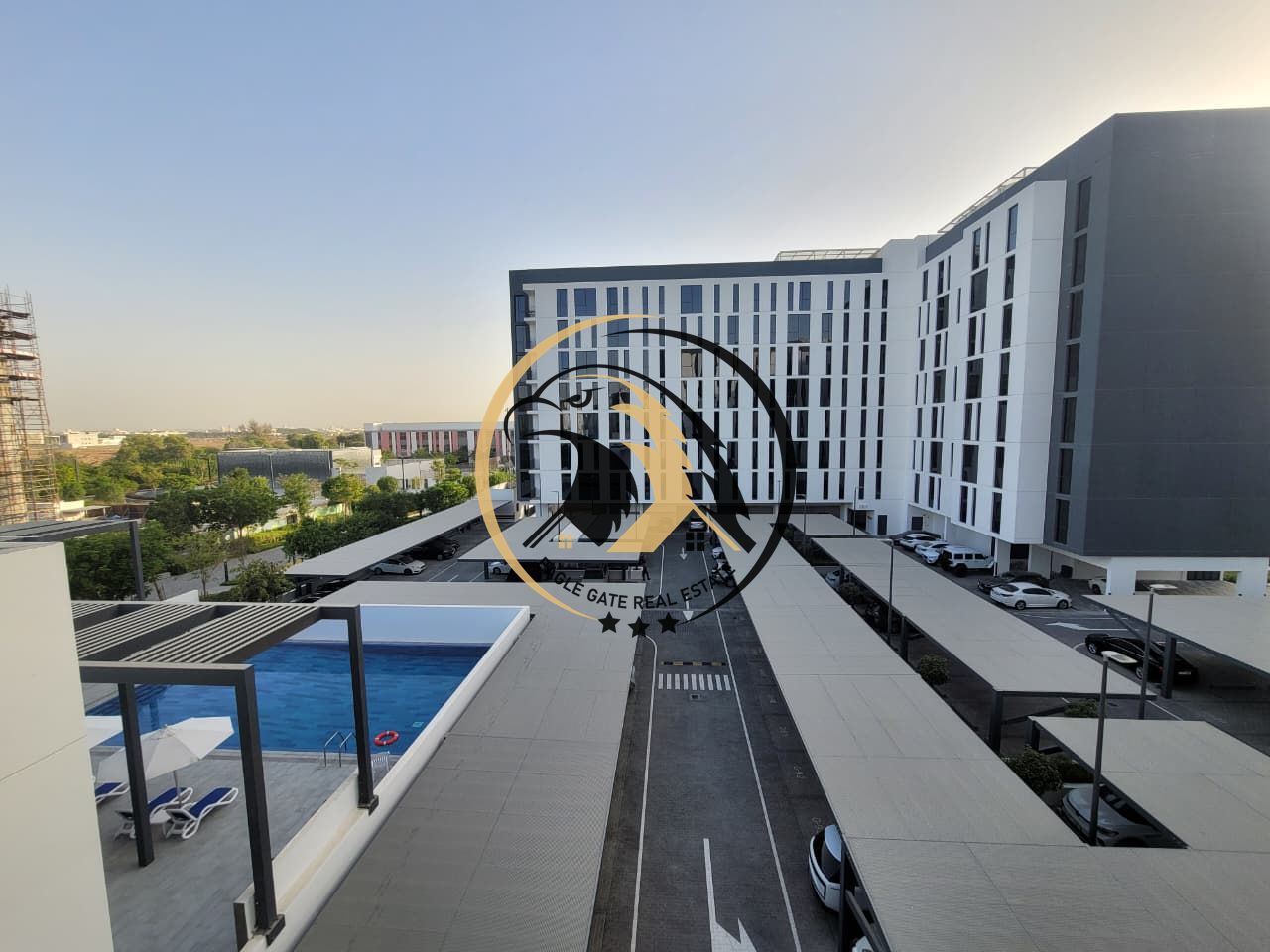 2 Master Bedroom available with Balcony pool view