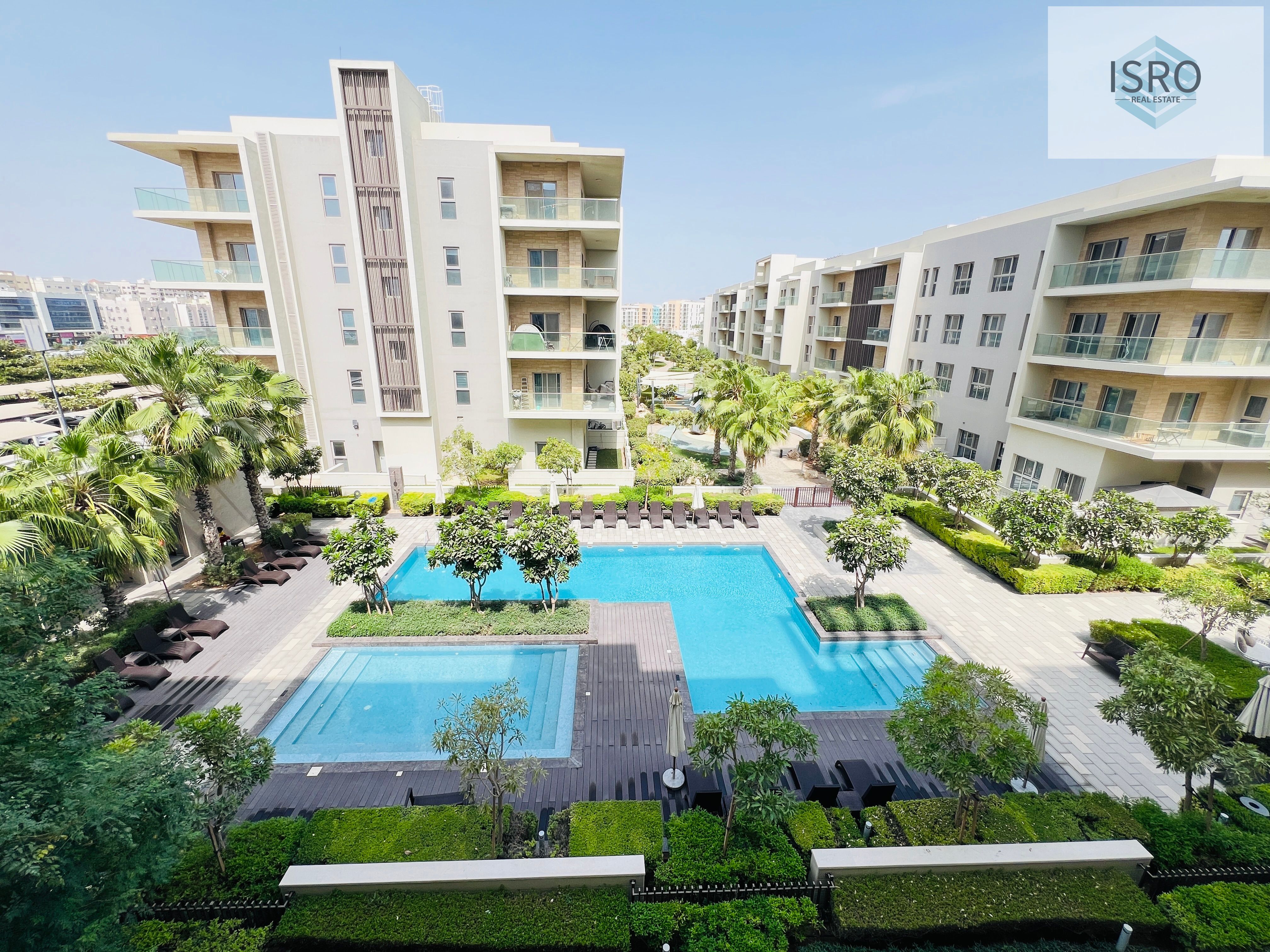 AMAZING VIEW FULLY BRIGHT 2BHK POOL VIEW GATED COMMUNITY GARAGE APARTMENT