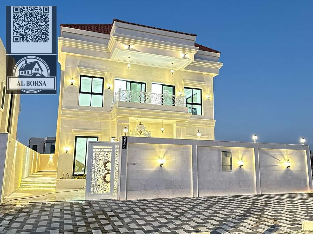 Villa for rent in Ajman Al Zahia on the corner of two streets, beautiful location, payment facilities