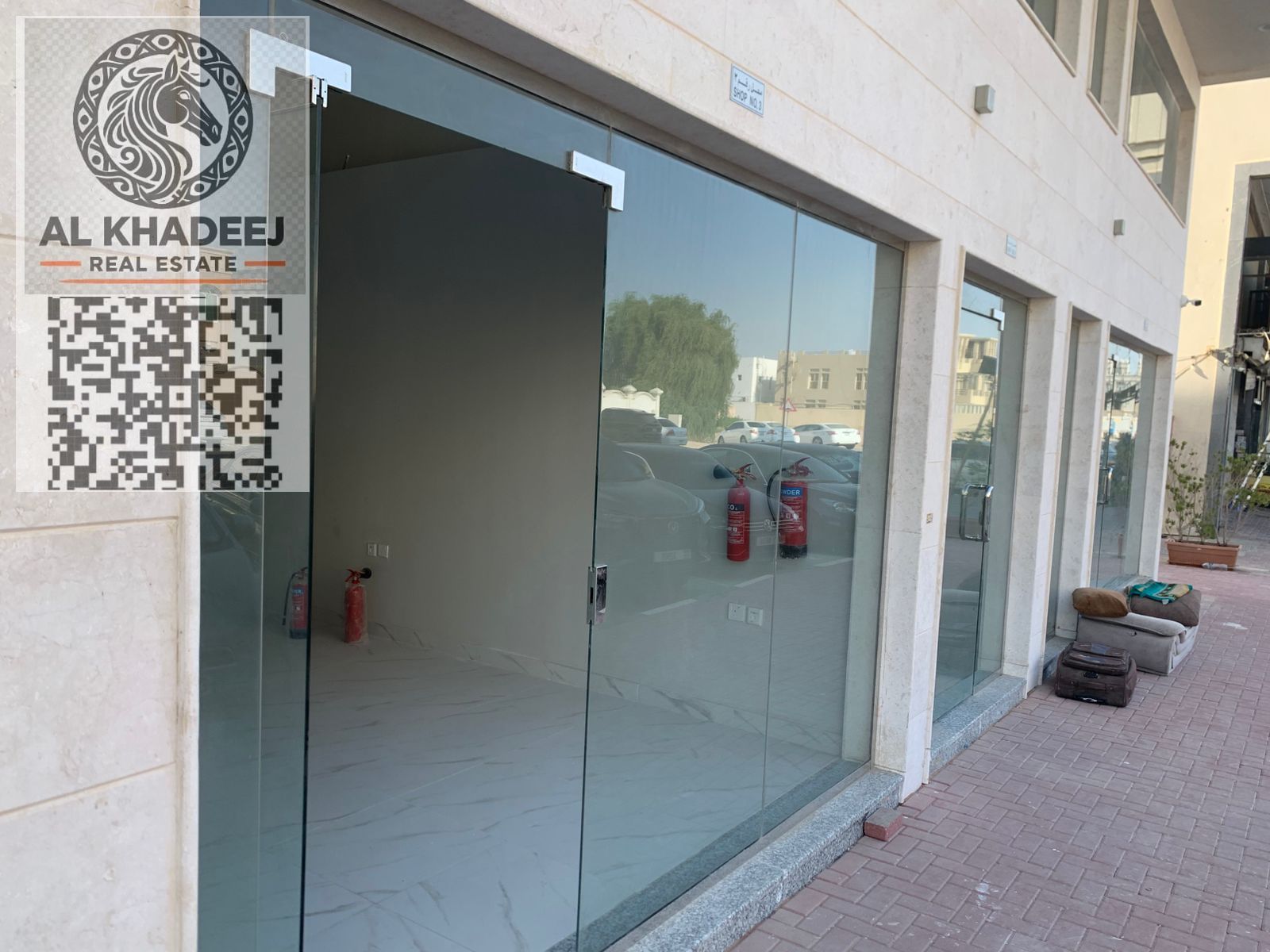 Commercial Shop for Annual Rent in Al Rawda 3 – Prime Location on Al Khartoum Main Street – 500 sq. ft. – Fully Equipped – Suitable for All Business T