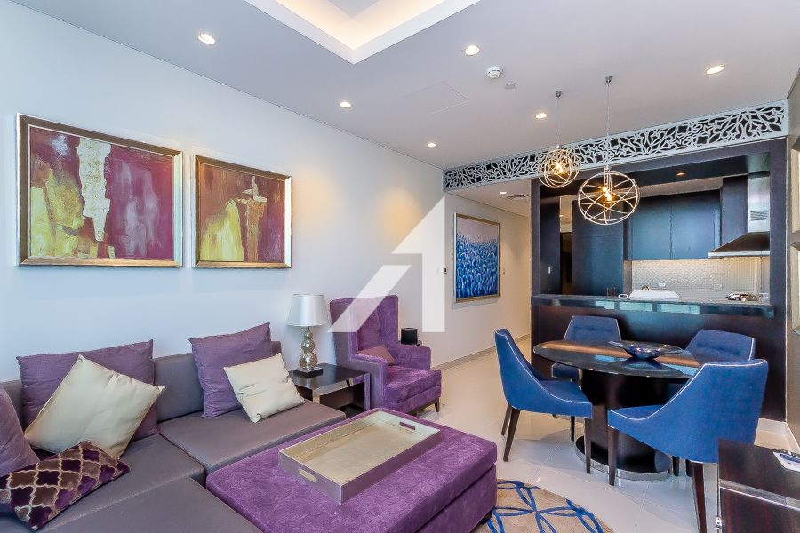 Elegant 2BR | Burj Khalifa View | No Holiday Homes
