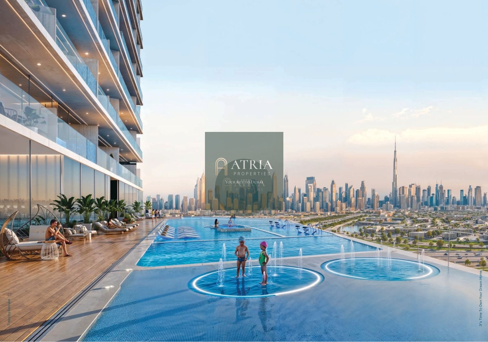 3 BED + POOL | Fully Furnished | Live Elevated | 1% monthly