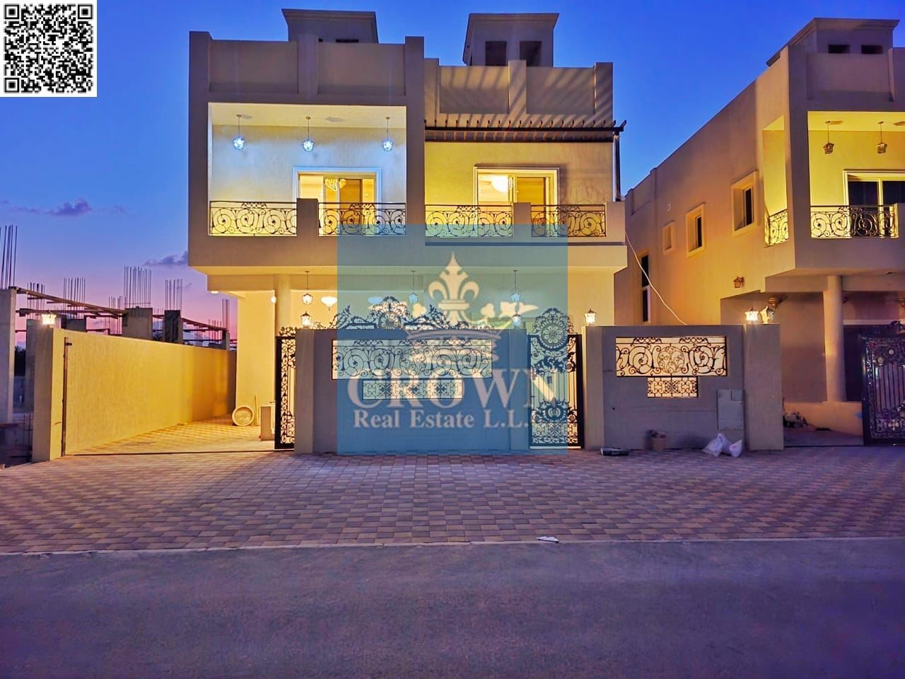 NEW BRAND SUPER DELUXE (5 BHK)VILLA FOR SALE IN AL HELIO -2 AJMAN.