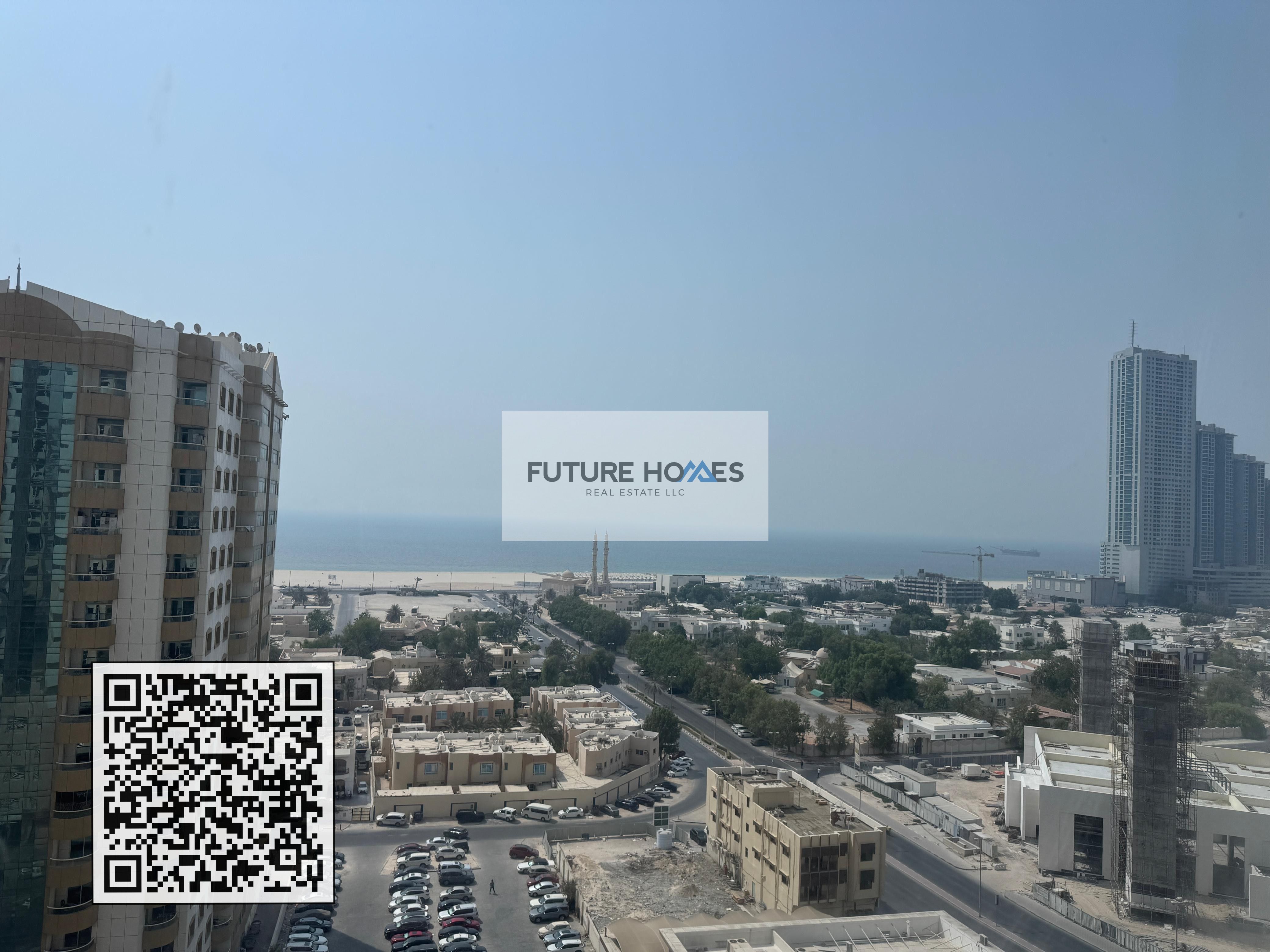 EMPTY 2 BHK Close Kitchen APARTMENT FOR SALE FOR 590K WITH PARTIAL SEA VIEW IN AJMAN ONE TOWER