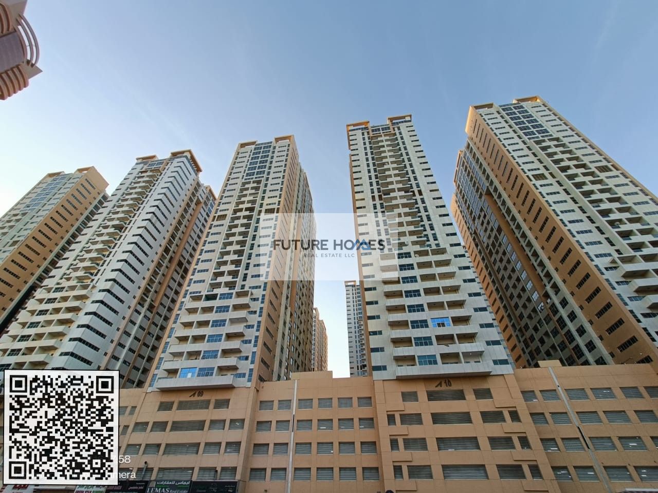 Open Sea View 2 BHK with close kitchen in Ajman One Tower