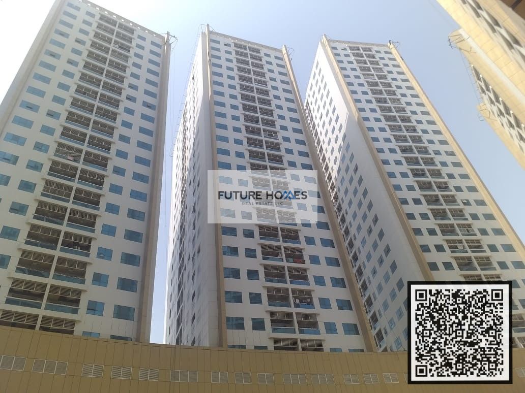 2 BHK Flat For Sale with 2 Balconies in Ajman Pearl Tower
