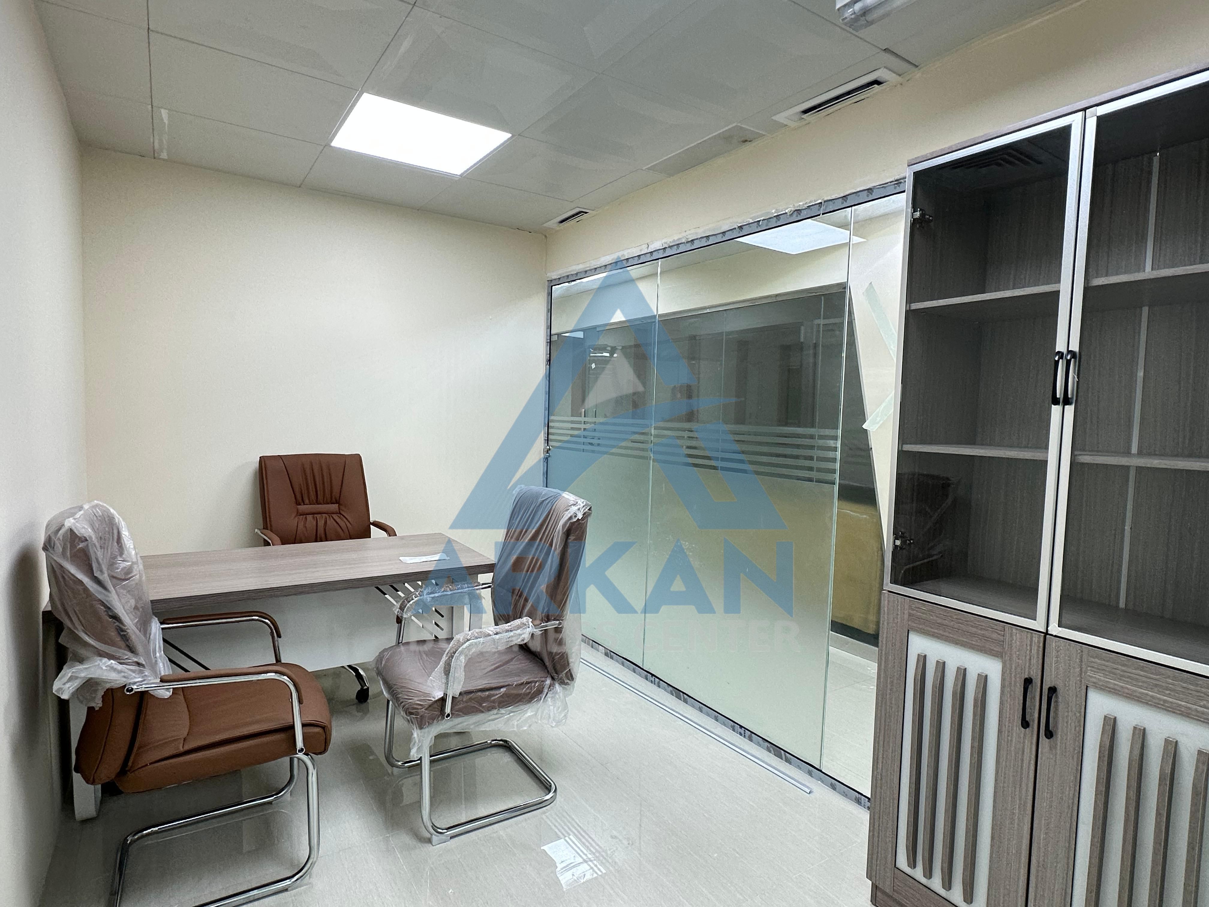 Fully Furnished OFFICE for Ren t| Port Saeed | 4 payment | No hidden fees | Free Servies