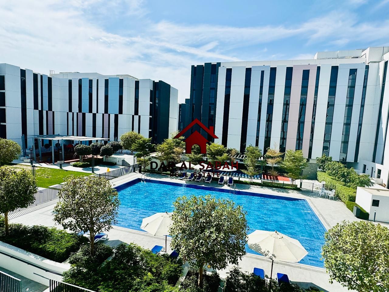 Specious studio tiraz one with pool& gym with covered parking and kids play area with covered parking ready to move