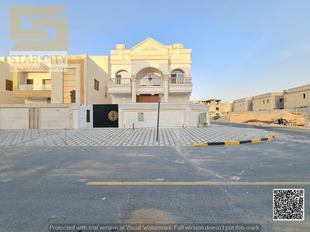Classic villa, large area, freehold for all nationalities for life, including registration and ownership fees, electricity and water
