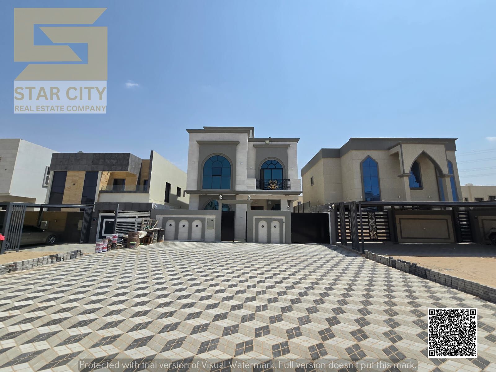 A fully finished villa for sale in Al Helio 2 - freehold for all nationalities, close to all services, with a 25-meter setback