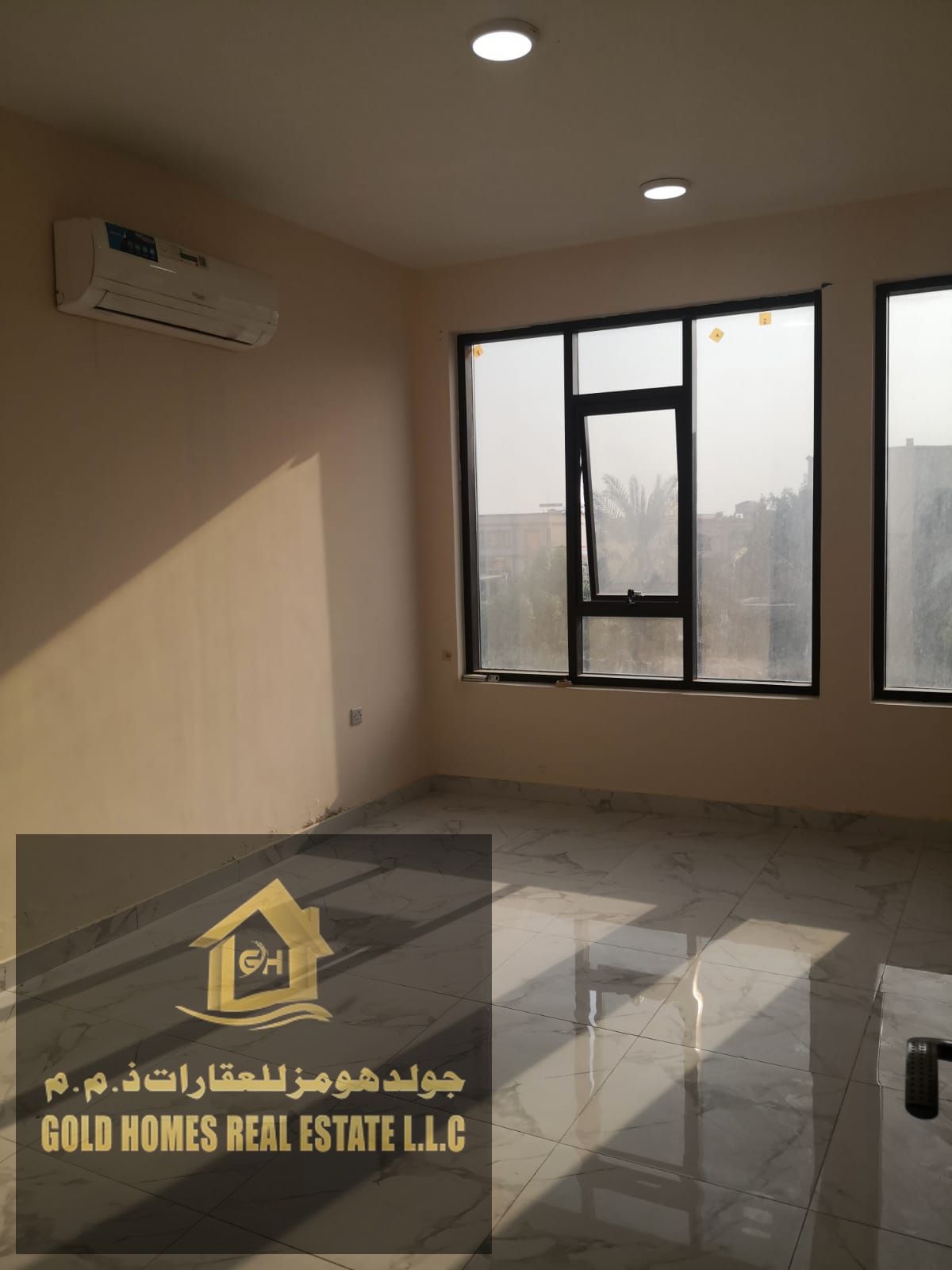 Brand new 1bhk for rent with 2 bathrooms and balcony , free parking on main road in al Rawda ajman