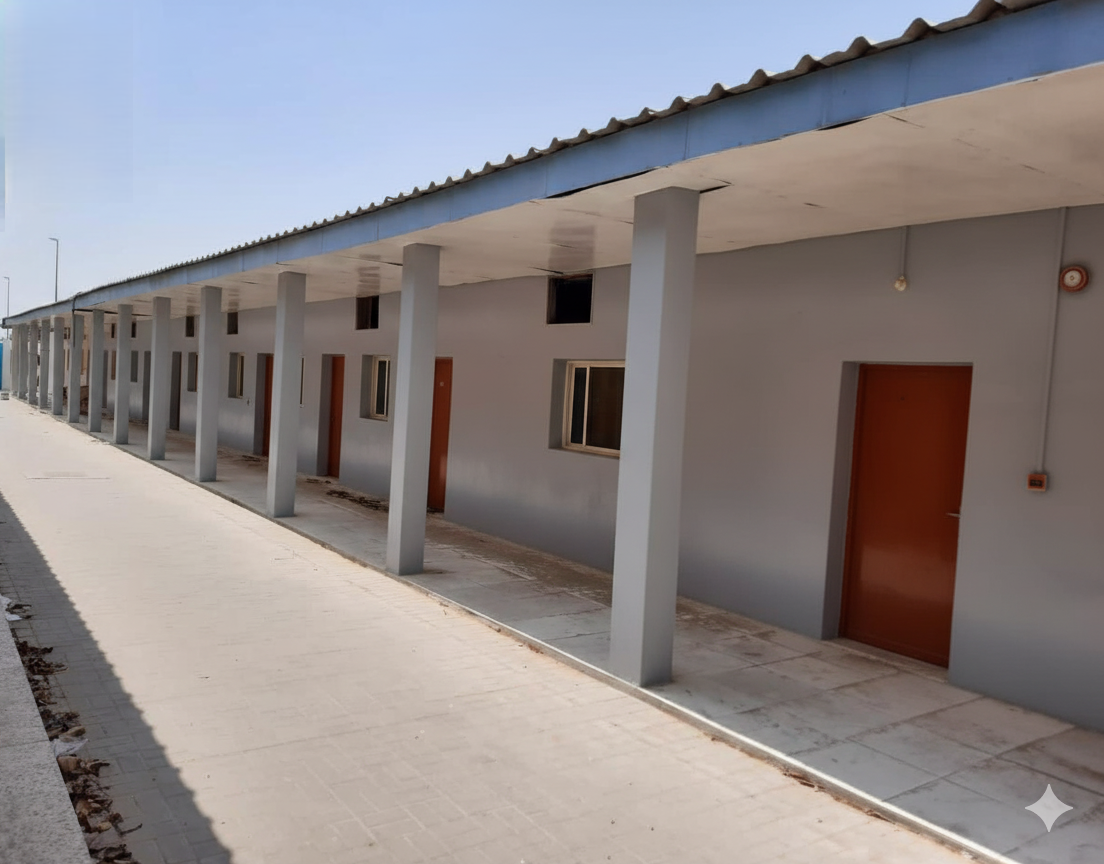 Labour Camp for Rent in Muhaisnah 2 – 51 Rooms | 20,000 Sq Ft | AED 1 Million/Year