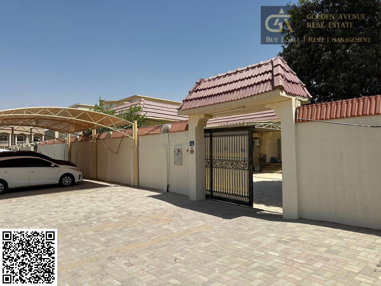 10,000 sqft villa for sale prime location ajman rawda 2