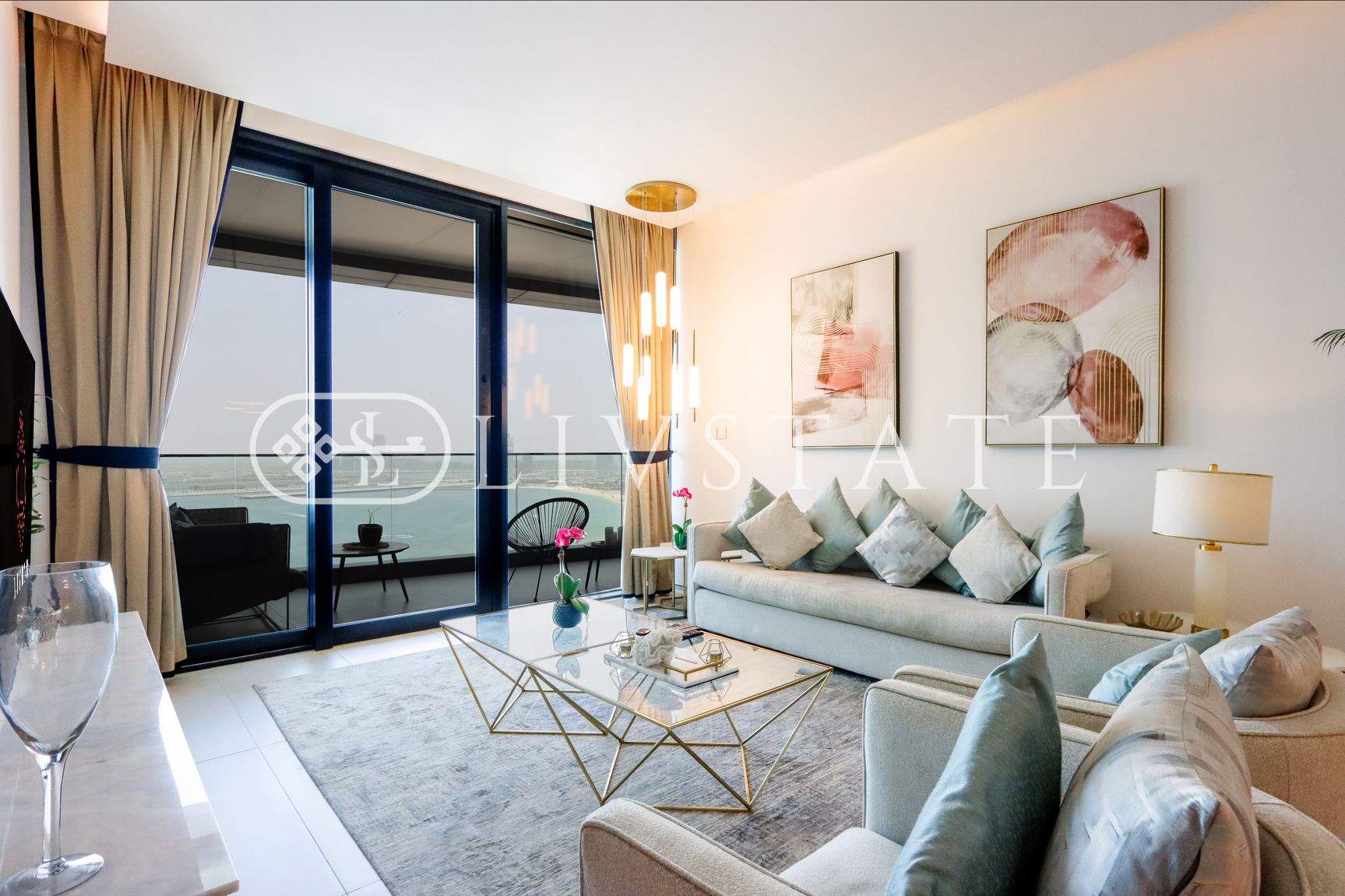 Newly Upgraded | Furnished 2BHK | Full Marina Sea View