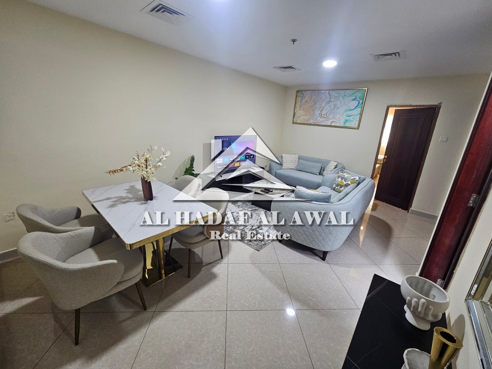 For monthly rent, two rooms and a hall in Majaz 3 with free internet