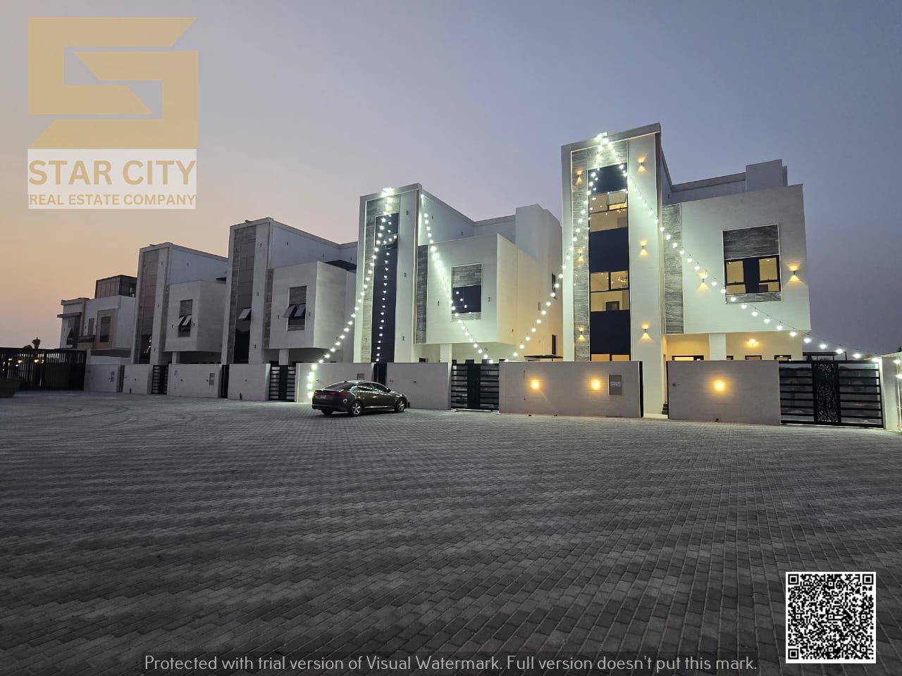 Own a 6-bedroom villa in Ajman - super deluxe finishing, 20-meter front setback, including fees and without annual fees | Prime location opposite Al Z