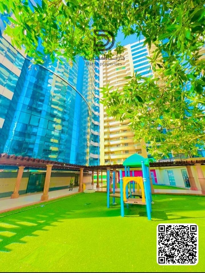 Fully Furnished 1BR with Beautiful Garden View in Horizon Towers – Ajman