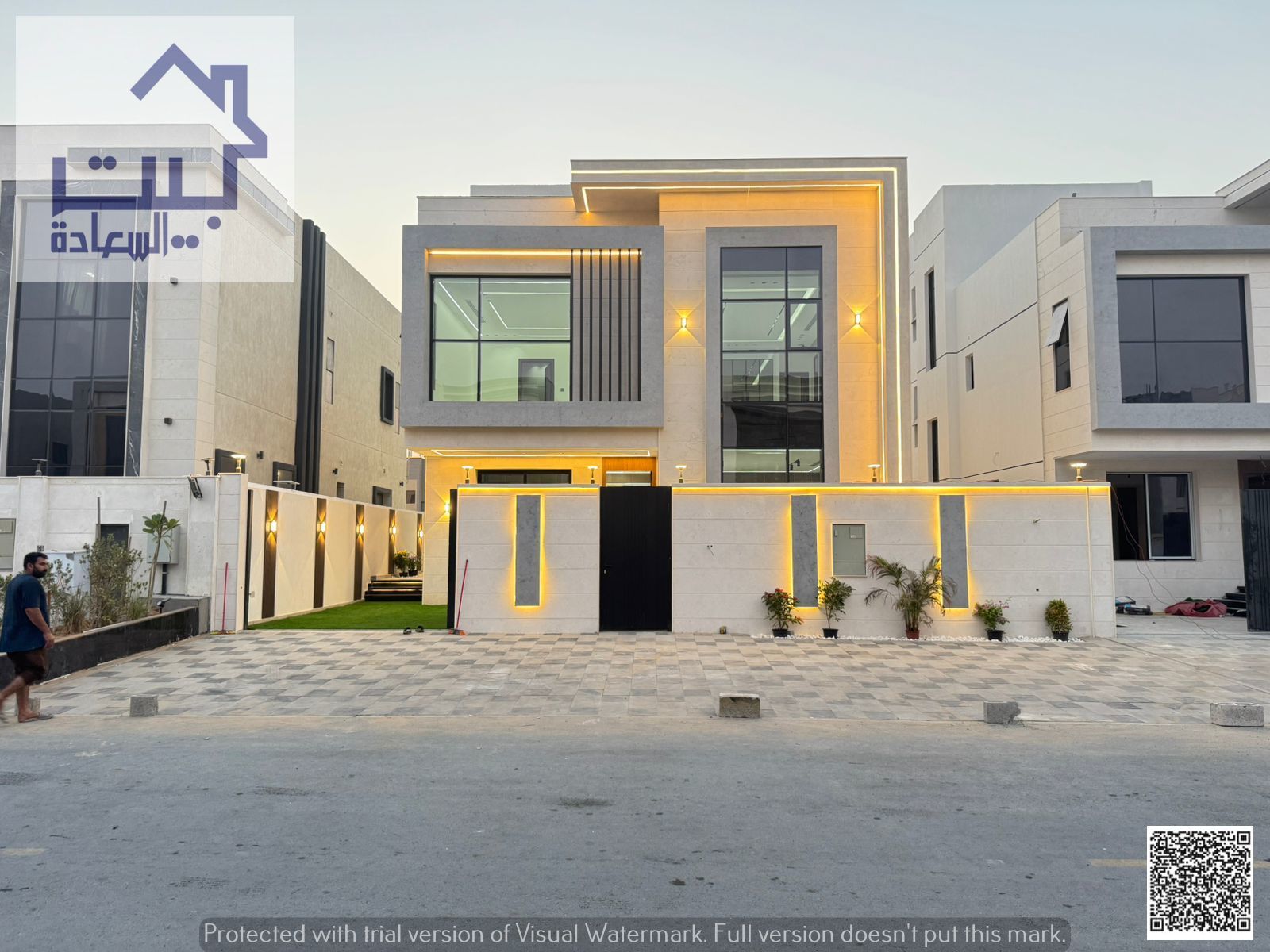 For Sale: Modern villa in Al Zahia Private pool Freehold for all Including fees Next to services 100% bank financing