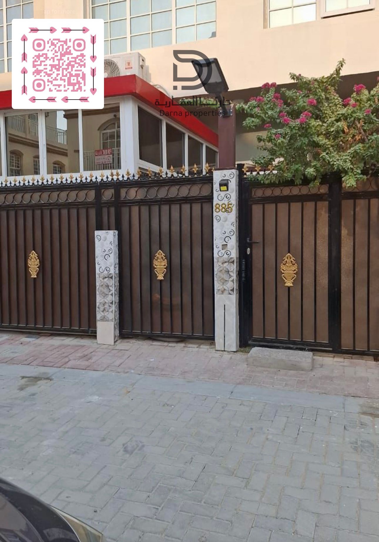 For Sale – Villa in Ajman Uptown, Erical 1 Well-Designed Villa with Ample Space & Privacy Location: Ajman Uptown – Erical 1 Price:620,000 (Cash Deal) Property Features: Private gated entrance with garden/park area Spacious and bright living room Mod