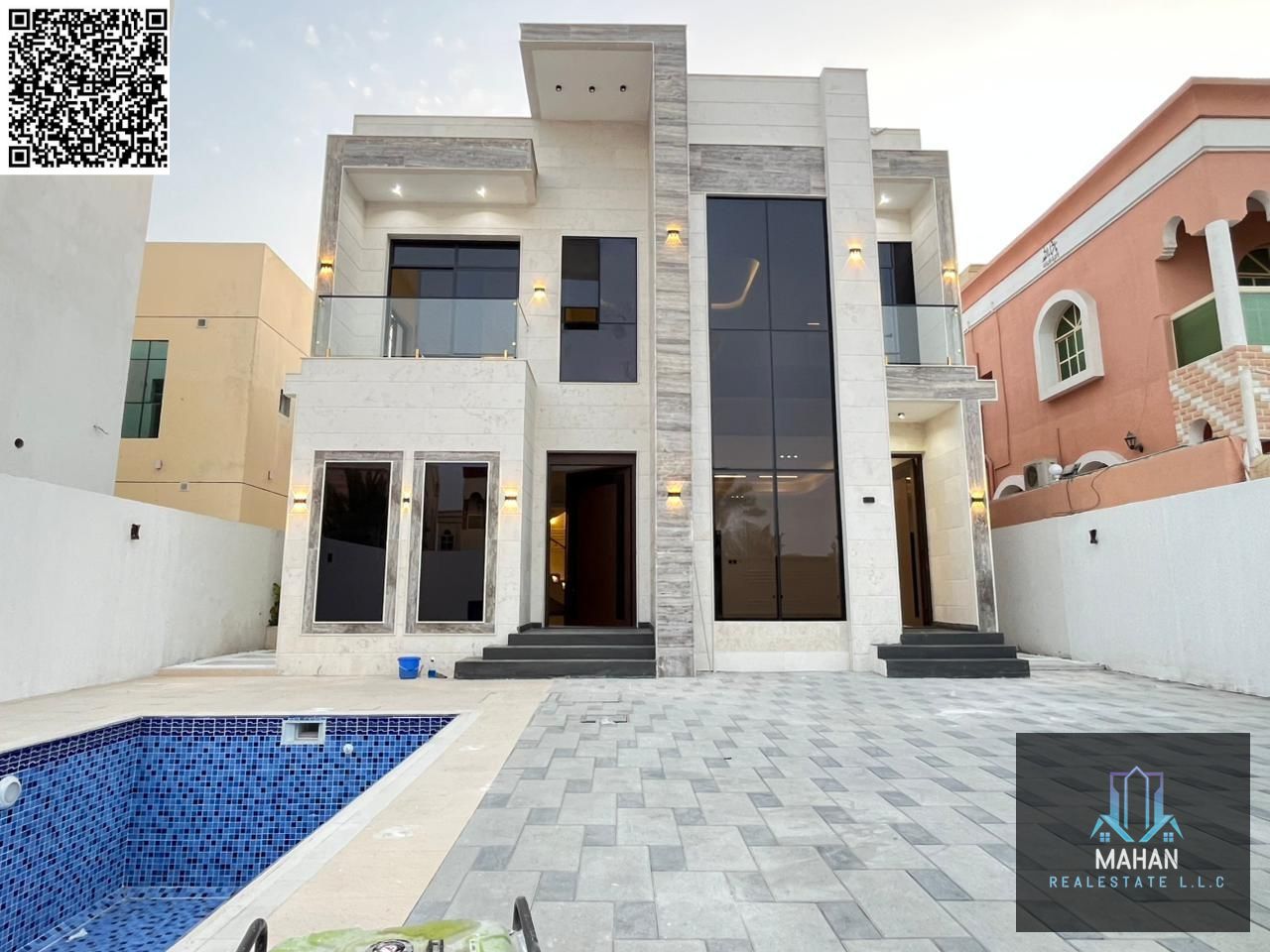 Luxury Modern 5BR Villa with Pool | Travertine Finish | Rawda 2 | AED 3M (All Inclusive)
