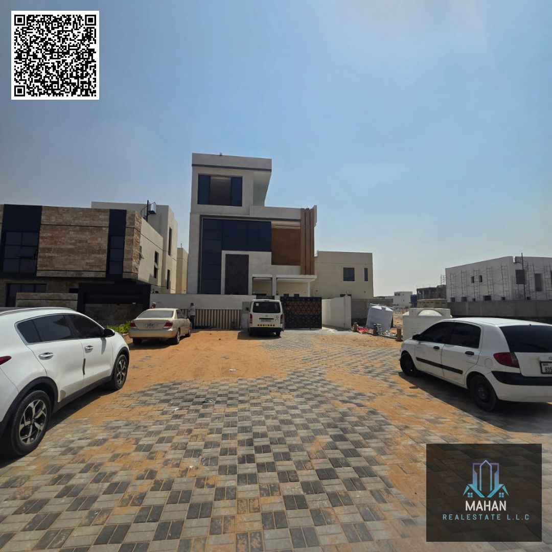 Luxury 6-Bedroom Villa with Rooftop & Jacuzzi | Prime Main Street – Al Bahia, Ajman