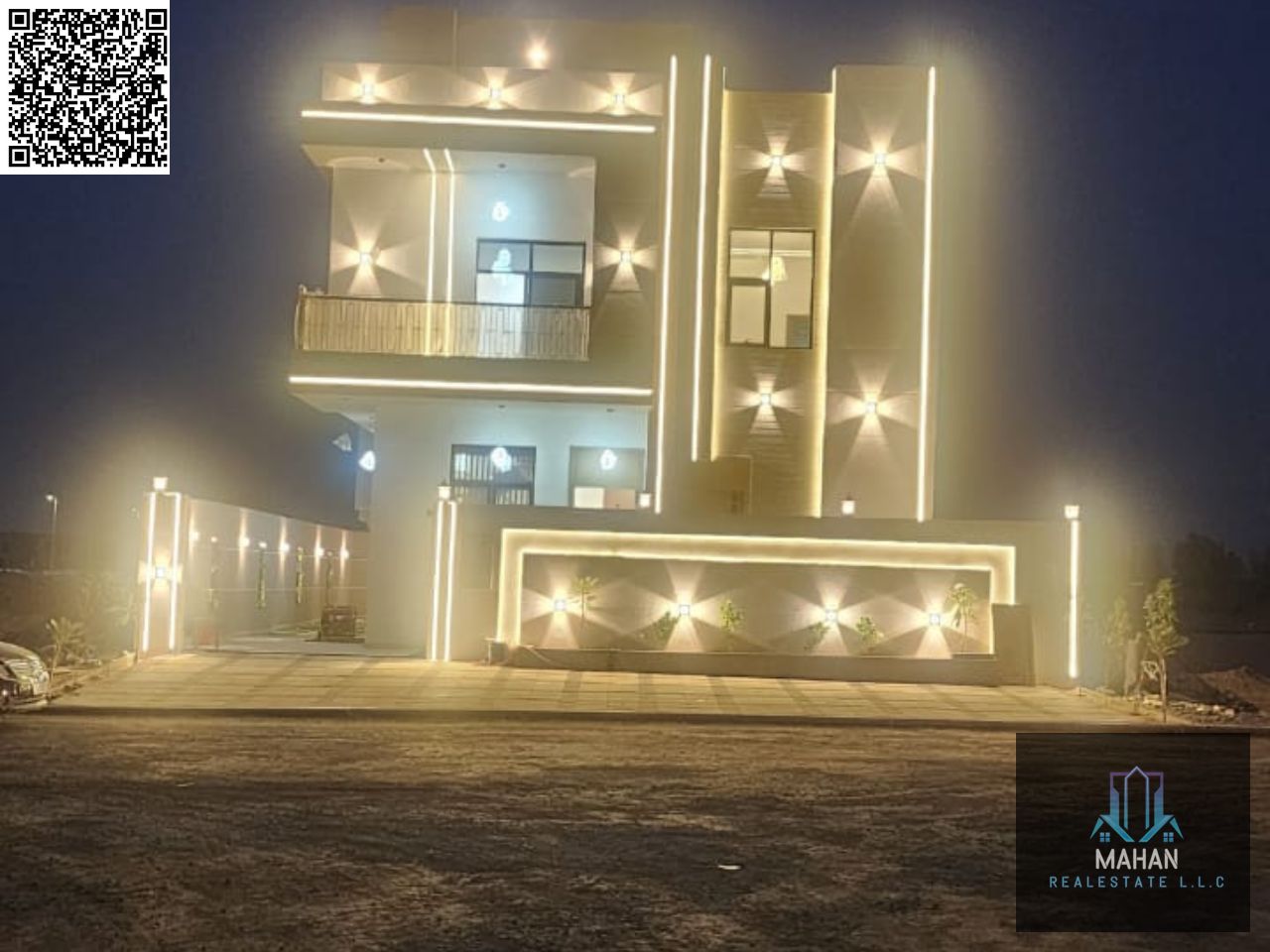 For Rent Pre Booking| G+2 Modern Villa | Central AC | Al Helio 2 Ajman | AED 120K/Year