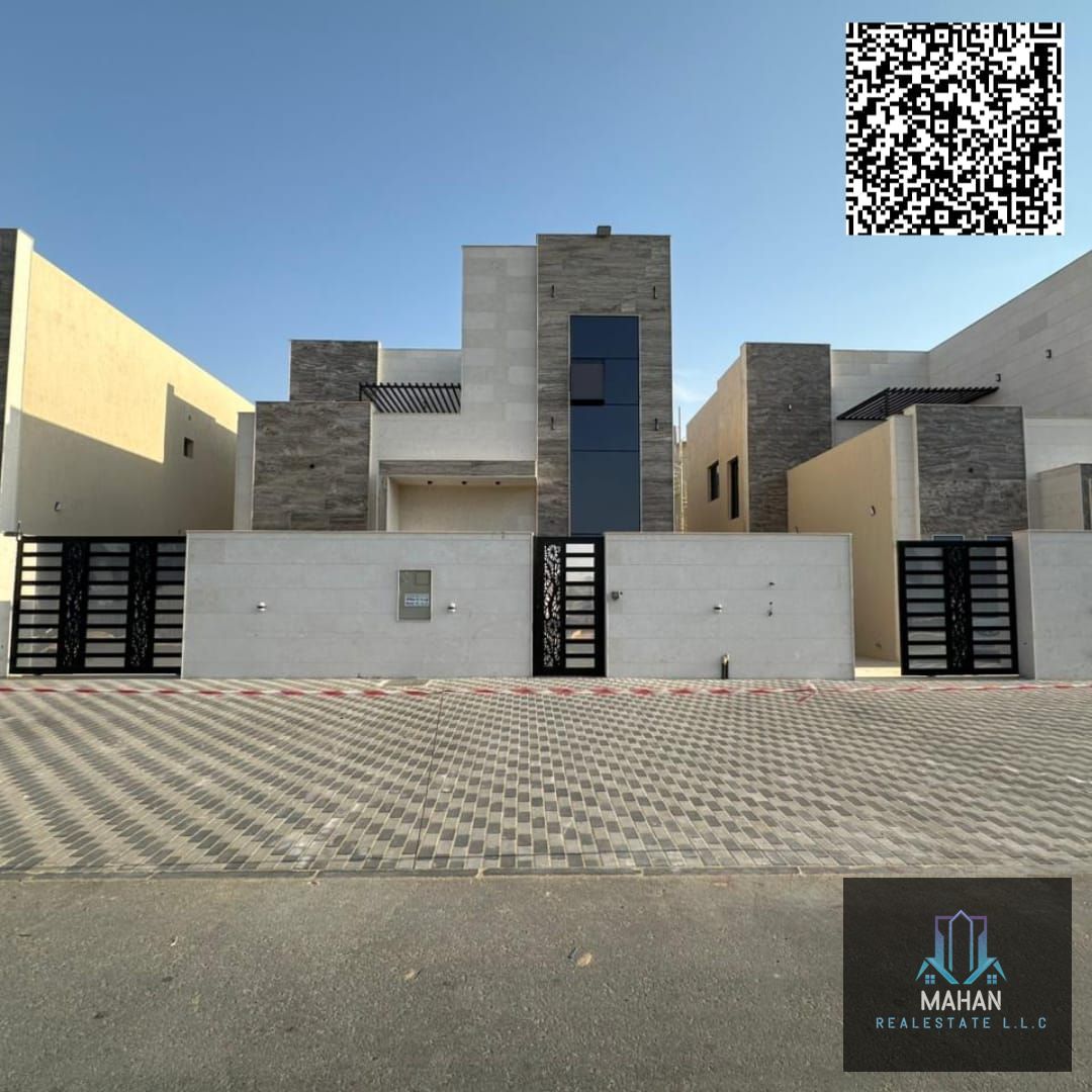 Brand New villa Available For Sale location Ajman all zahya 4 master Bedroom Hall Majlis 1 Kitchen Maid Room Dining Room Land Area : 3014 Sq. Ft.