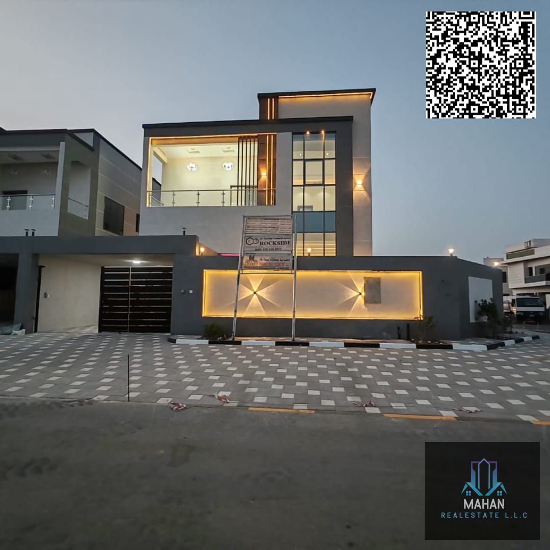 Villa for Sale – Al Helio Area, Ajman Prime Location | Opposite Azhi | One-Street Access Location: Al Helio, Ajman – directly opposite Azhi Plo