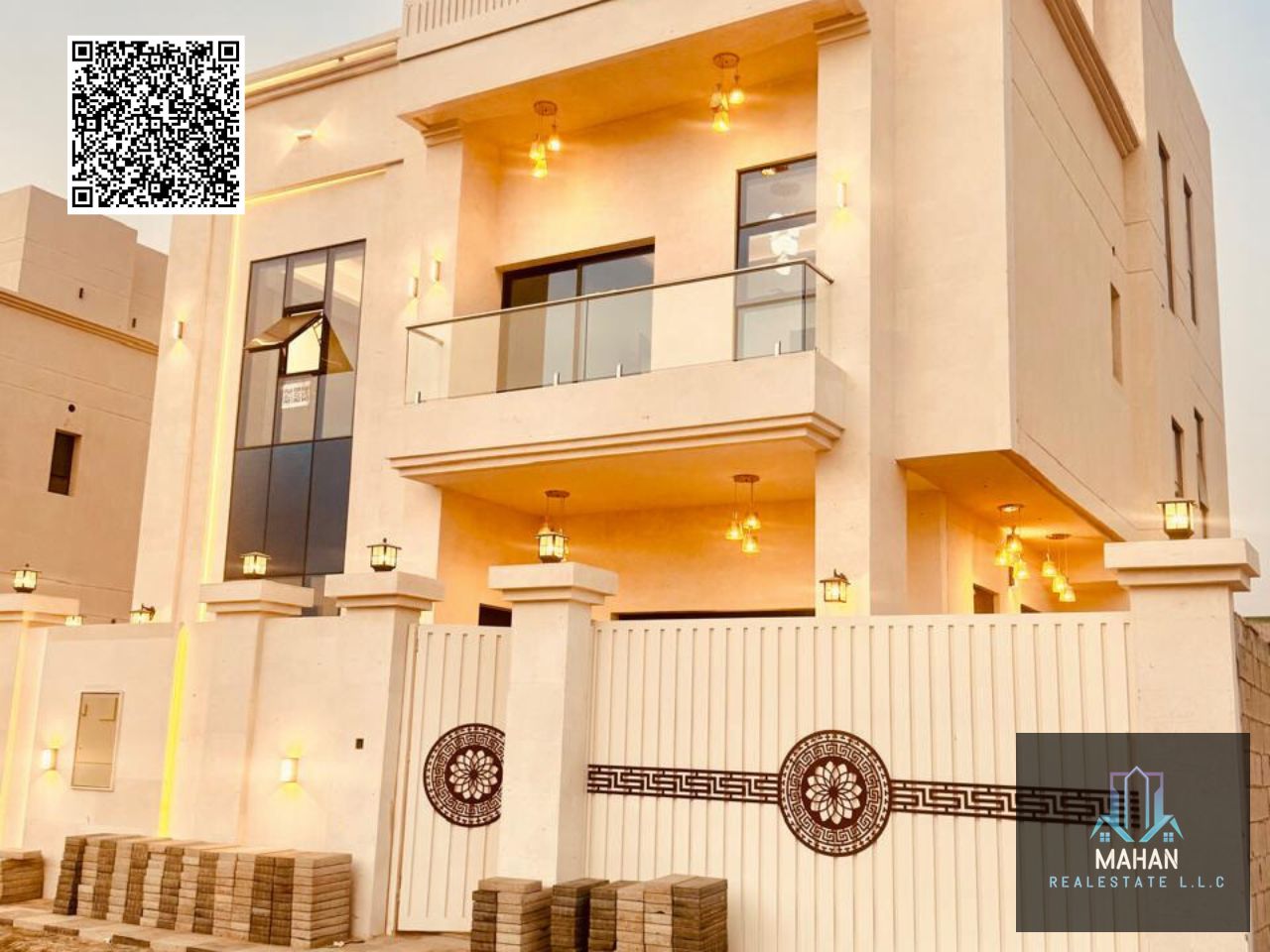 Luxurious Villa for Sale – Helio 2, Ajman   ---  Property Details:  Plot Area: 3,020 sq. ft  Built-up Area: 4,000 sq. ft  Price: AED 2,000,000 (Including Transfer Fees & Electricity)    ---  Payment Options:  Cash  Bank Transfer    ---  Property