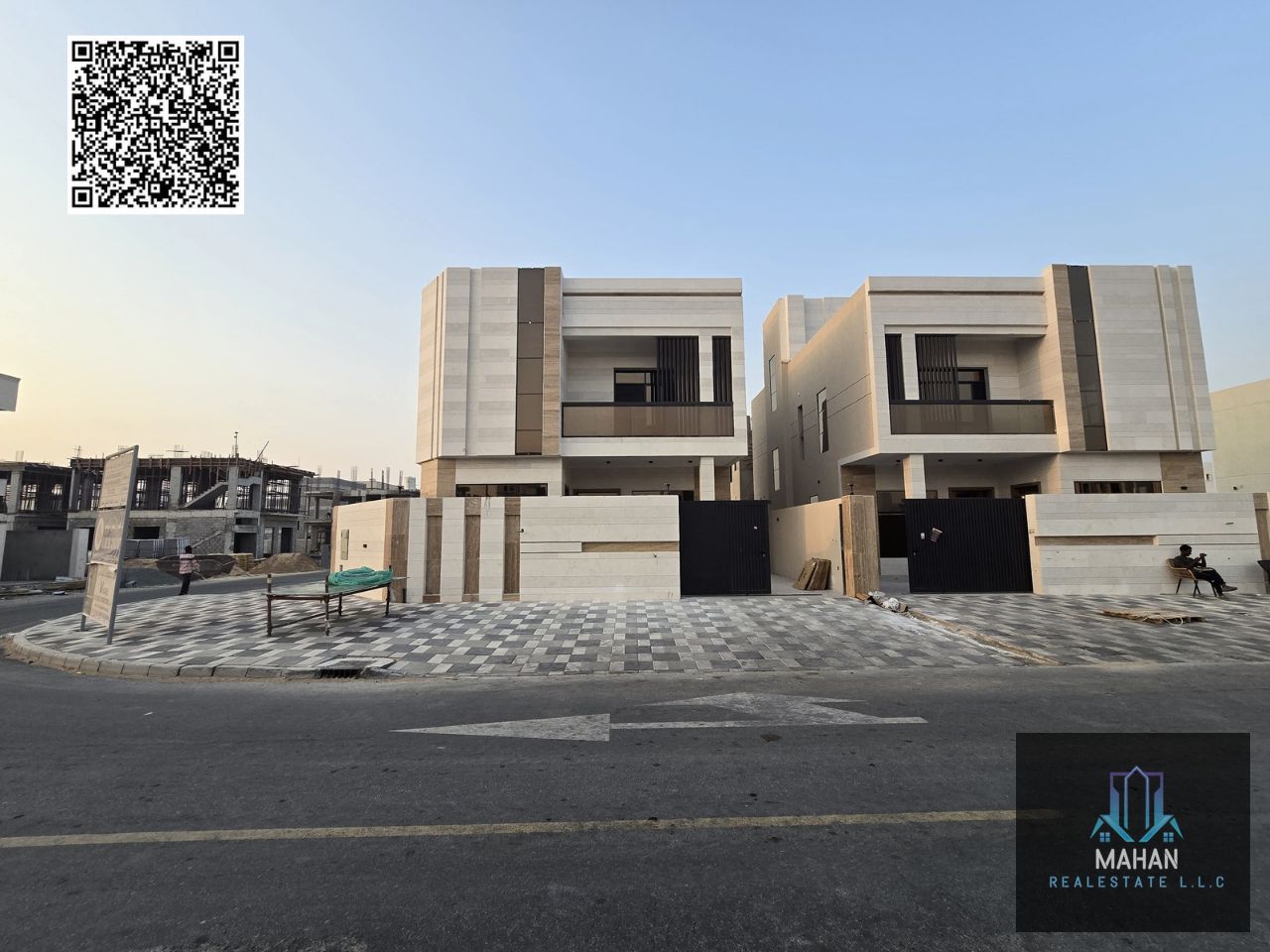 Corner Villa for Sale in Al Bahia – Premium Finishing  Location: Al Bahia, Ajman Price: AED 1,850,000 (Including Registration Fees)   ---  Property Details:  Land Area: 3,014 sq. ft  Built-up Area: Approx. 3,800 sq. ft  Structure: Ground + First Flo
