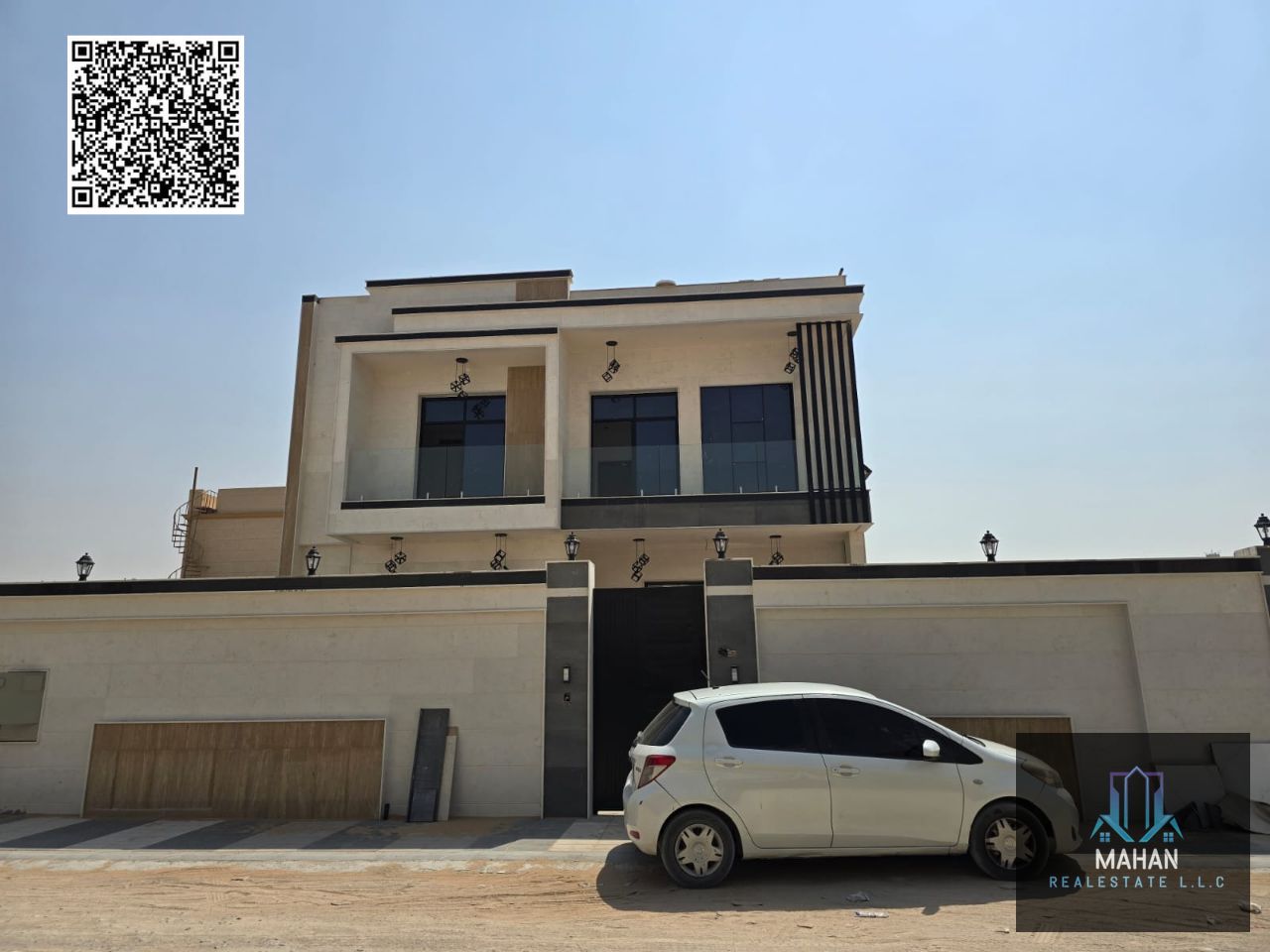 Villa for Sale – Ajman  Land Area: 6,300 sq. ft.  Built-up Area: 4,500 sq. ft.  Bedrooms: 5  Spacious Hall & Majlis  Rooftop access  Central AC included  Price: AED 3,000,000   Prime location in Ajman – modern villa with spacious layout and high-quali