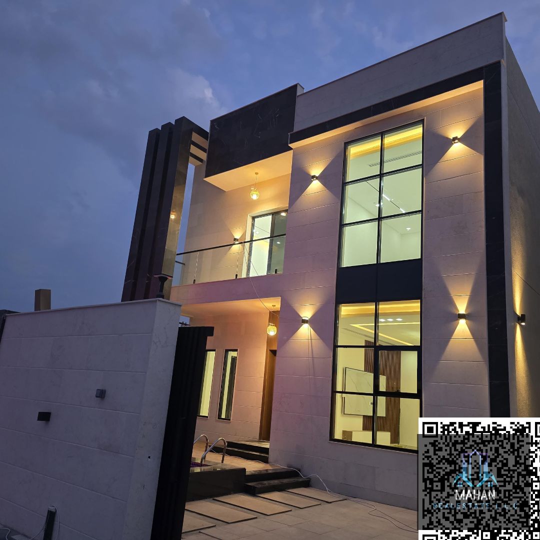 4 bedroom villa for sale with majlis and hall al hello 2 al Ajman with swmming pool