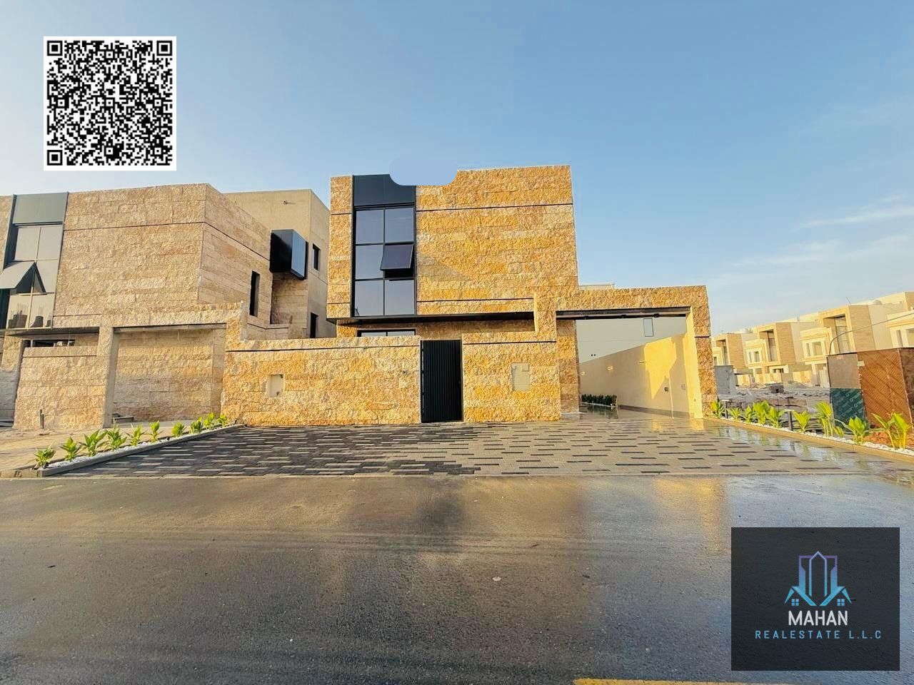 6 bedroom villa majlis hall with roof modern design elevation with transfer fee including price