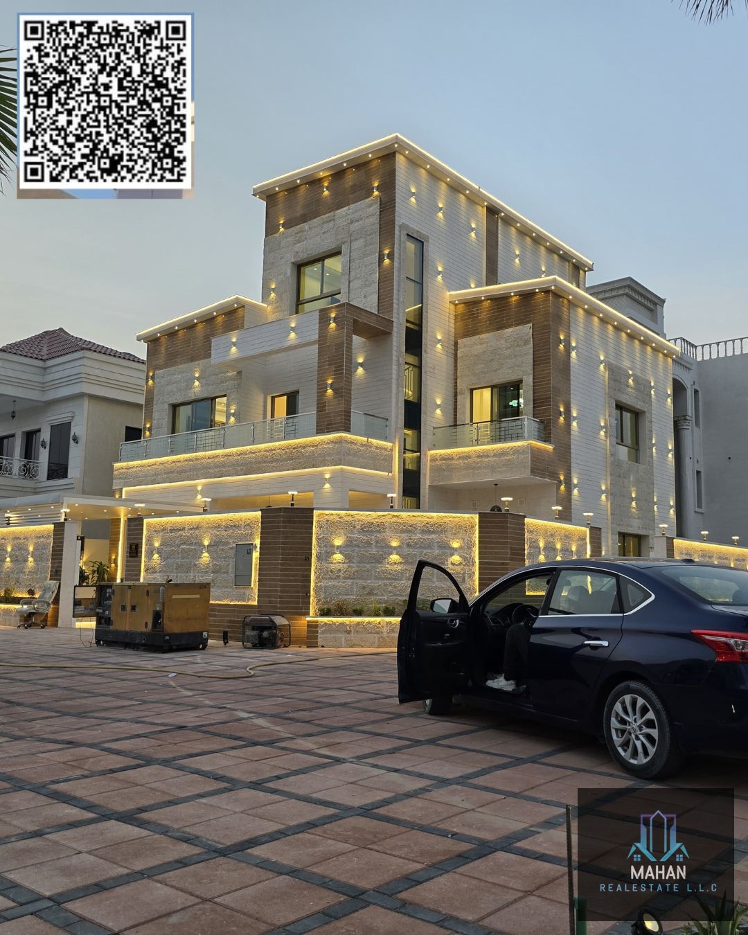 6 bedroom villa majlis hall with roof land 4300 square feet located Al Zahaya