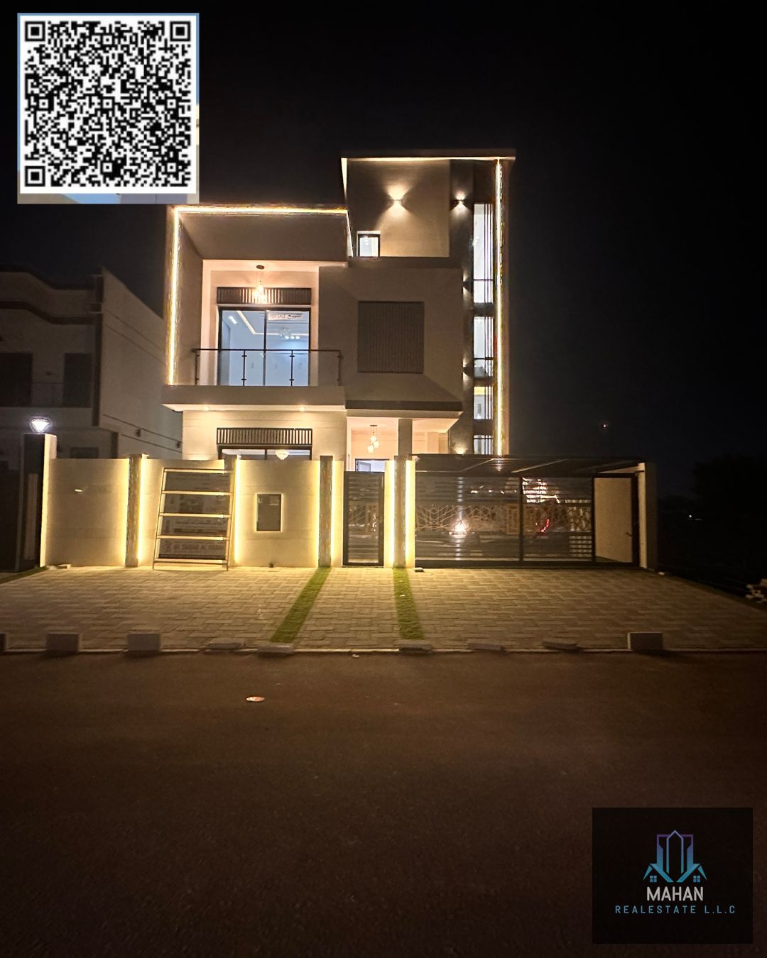 6 bedroom villa majlis hall land 3014 square bulit area 3900 square