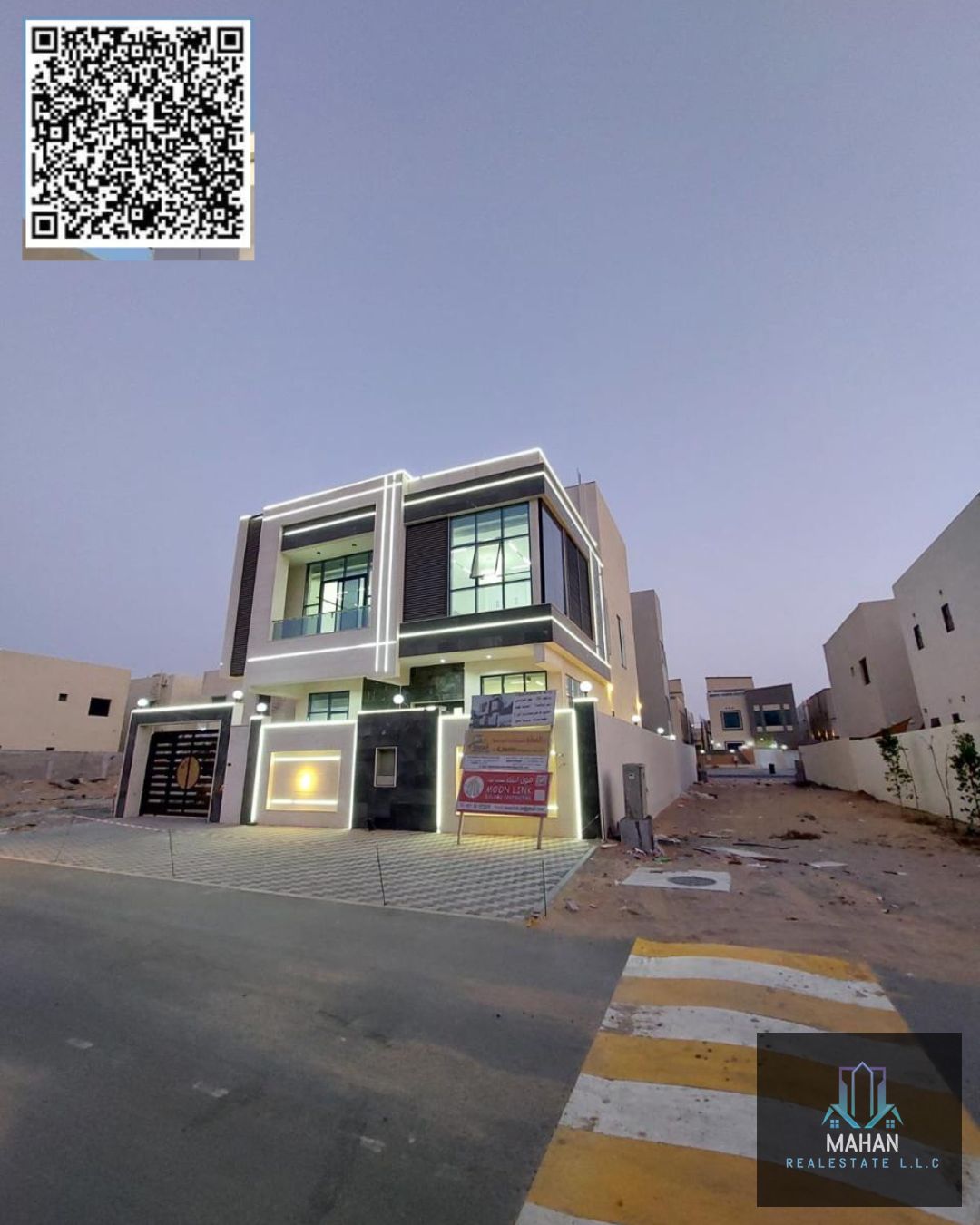 6 bedroom villa corner villa modran design including registration fee