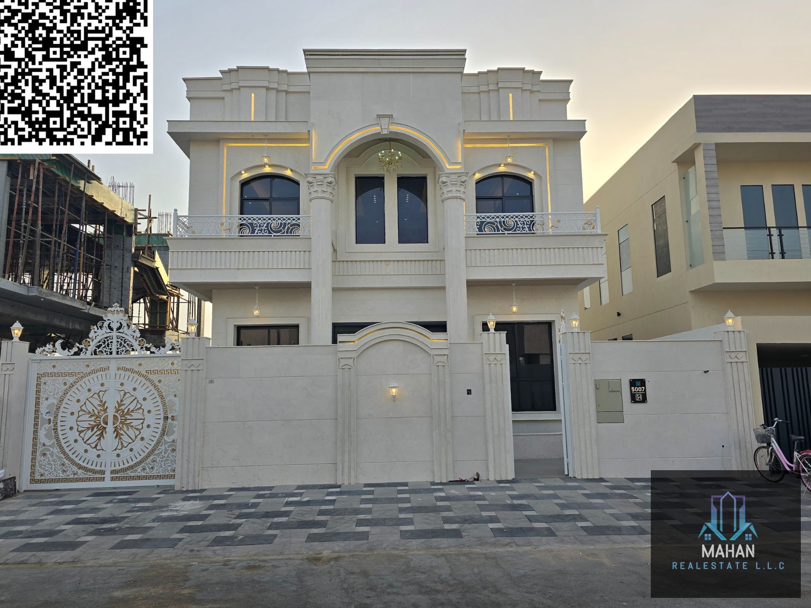 5 bedroom villa majles hall with roof