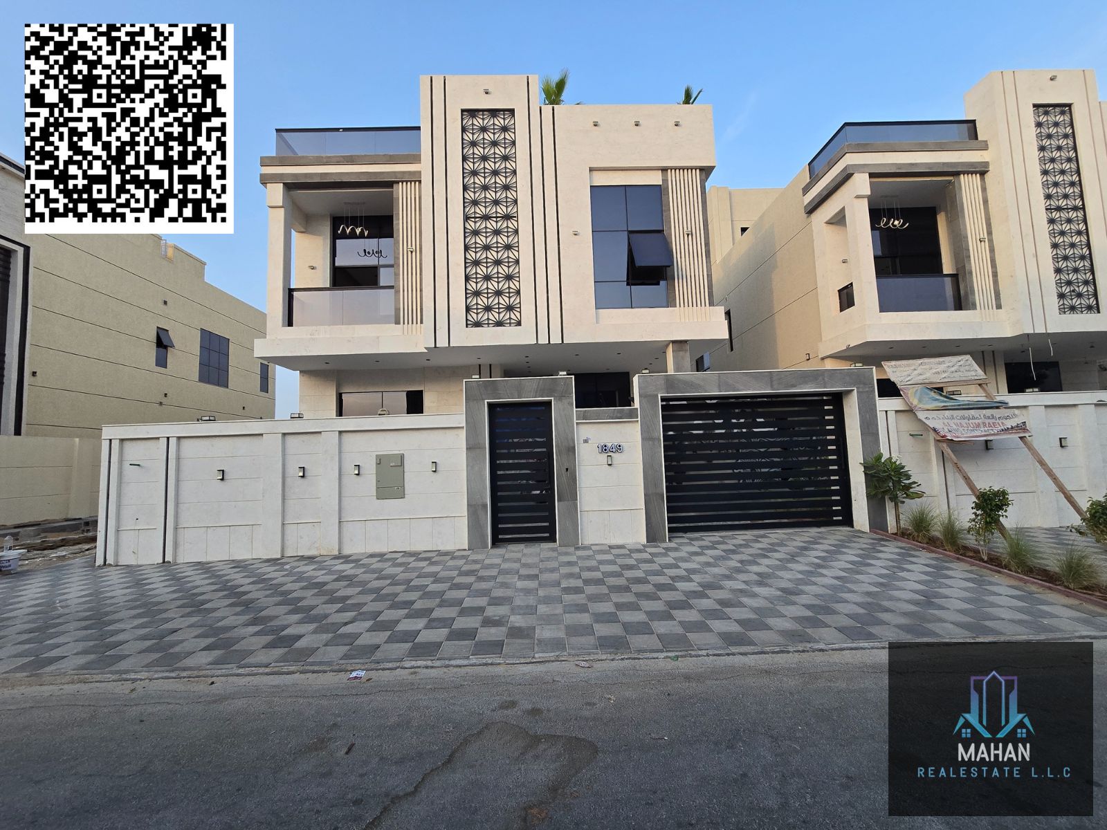 Modern villa 5 bedroom hall majlus with roof