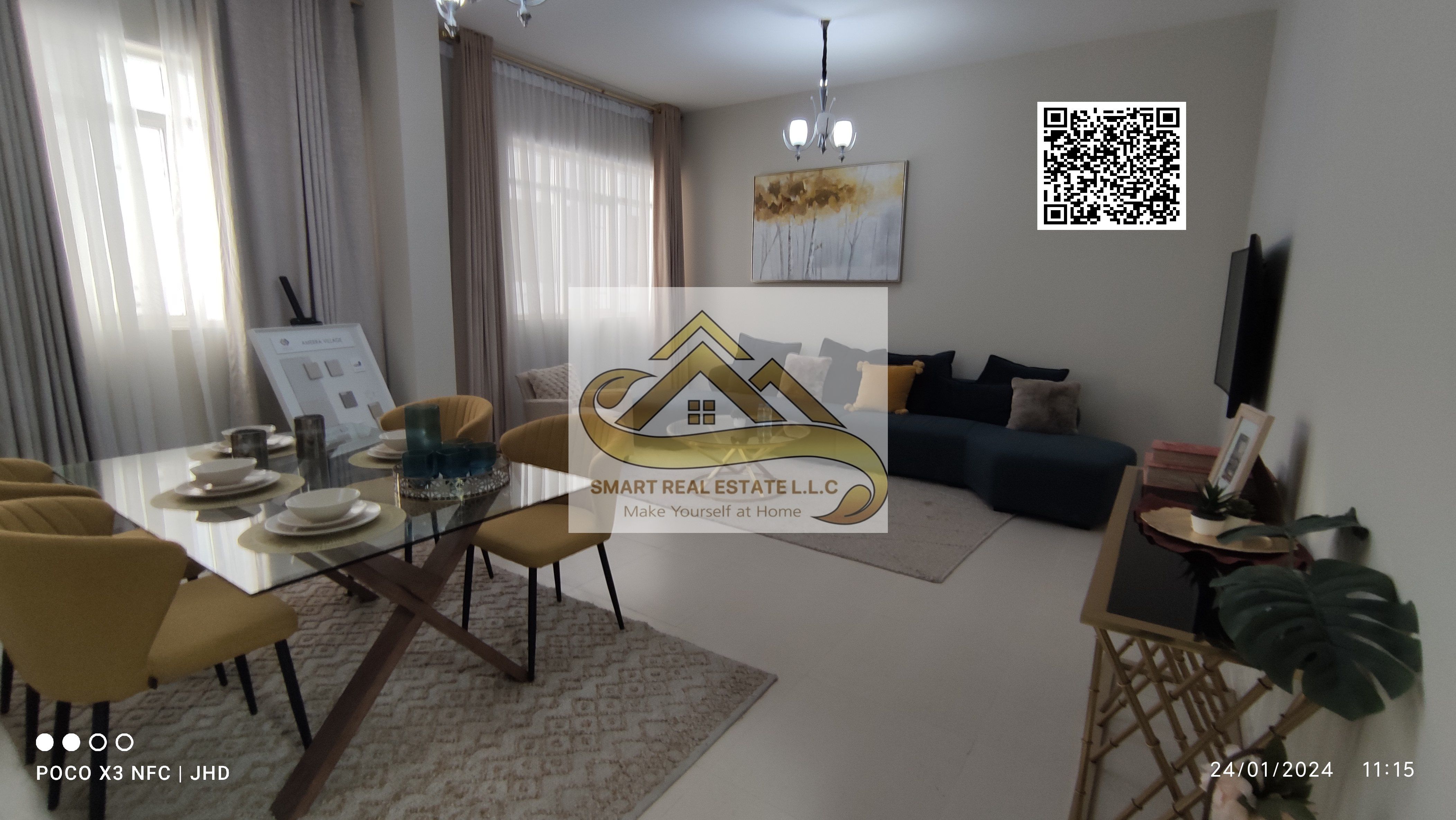 own flat 2bedroom small size in phase 3 the flay resal open view