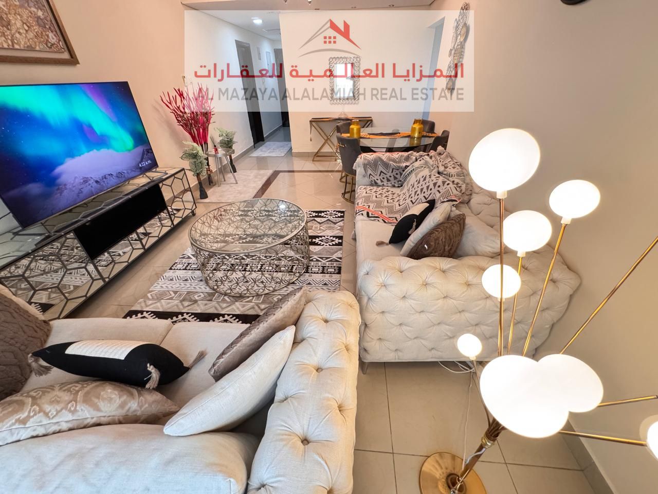 New Luxury Furnished, 2 Bedrooms apartment - Al Taawun, Sharjah - WIFI - Monthly rent