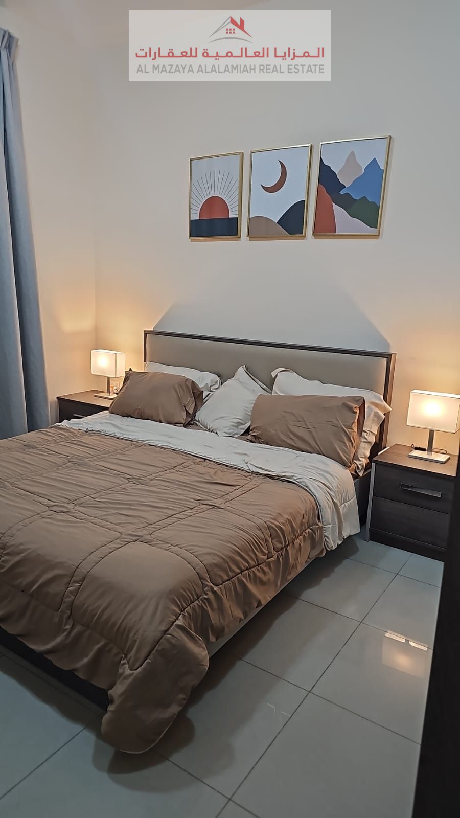 For monthly rent - fully furnished deluxe 2 bedroom apartment - Sharjah, Al Taawun - with internet and parking