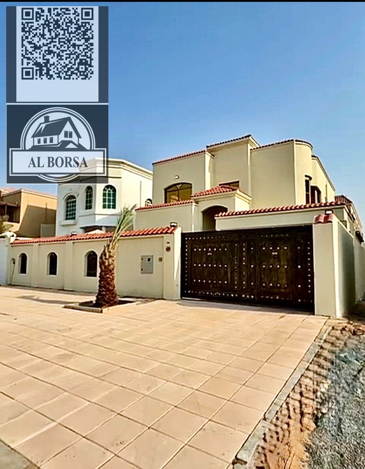 Luxury villa for sale in Ajman | 5 master bedrooms | Including electricity, water and air conditioning