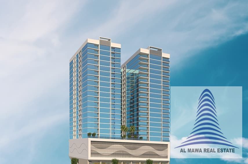 1BHK Flat for Sale with Store room – Gulfa Tower A, Rashidiya 1, Ajman