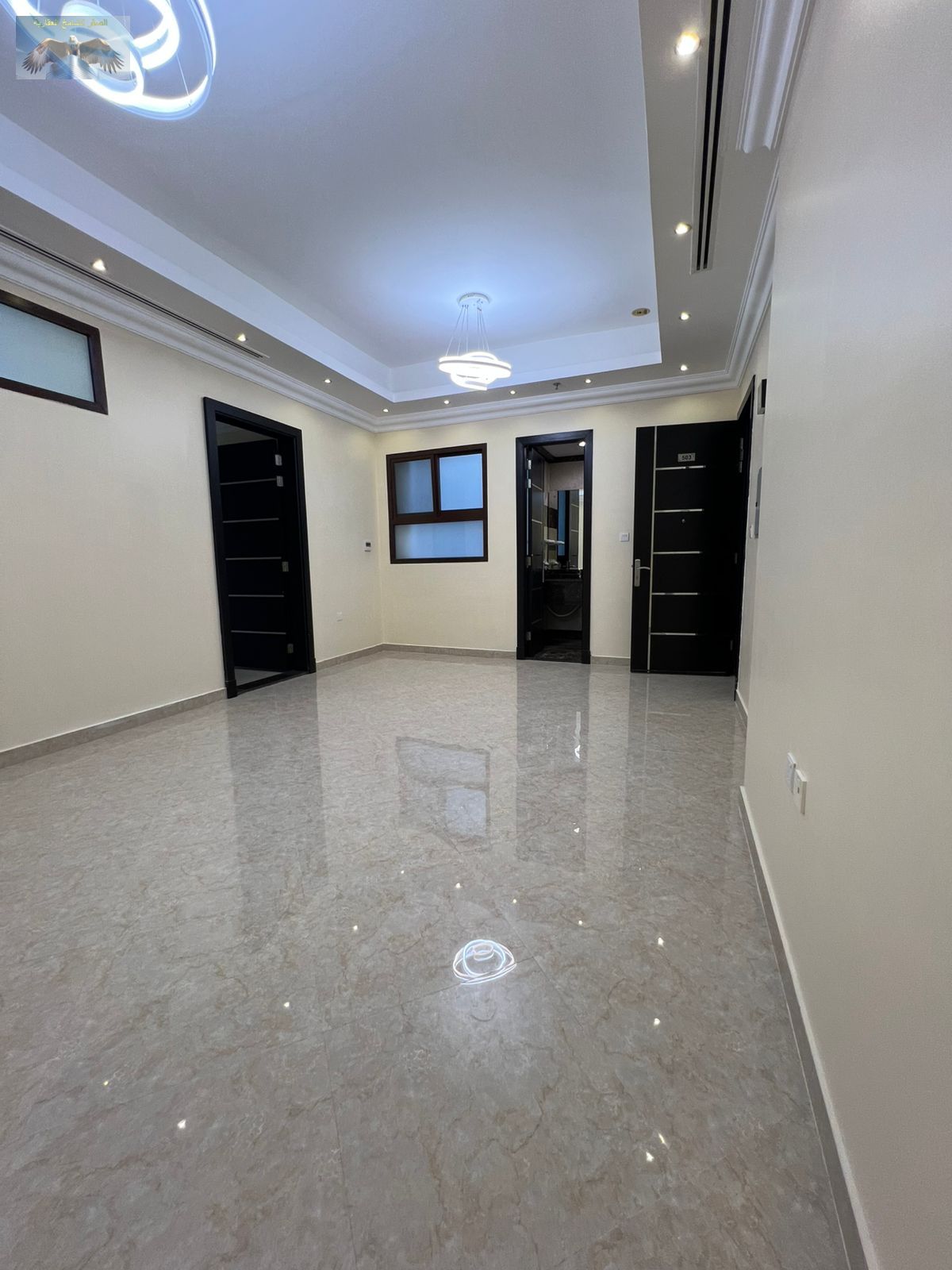 The most elegant 3BHK apartment for annual rent – features a hidden lighting system, private parking, and card access, located directly on the Dubai