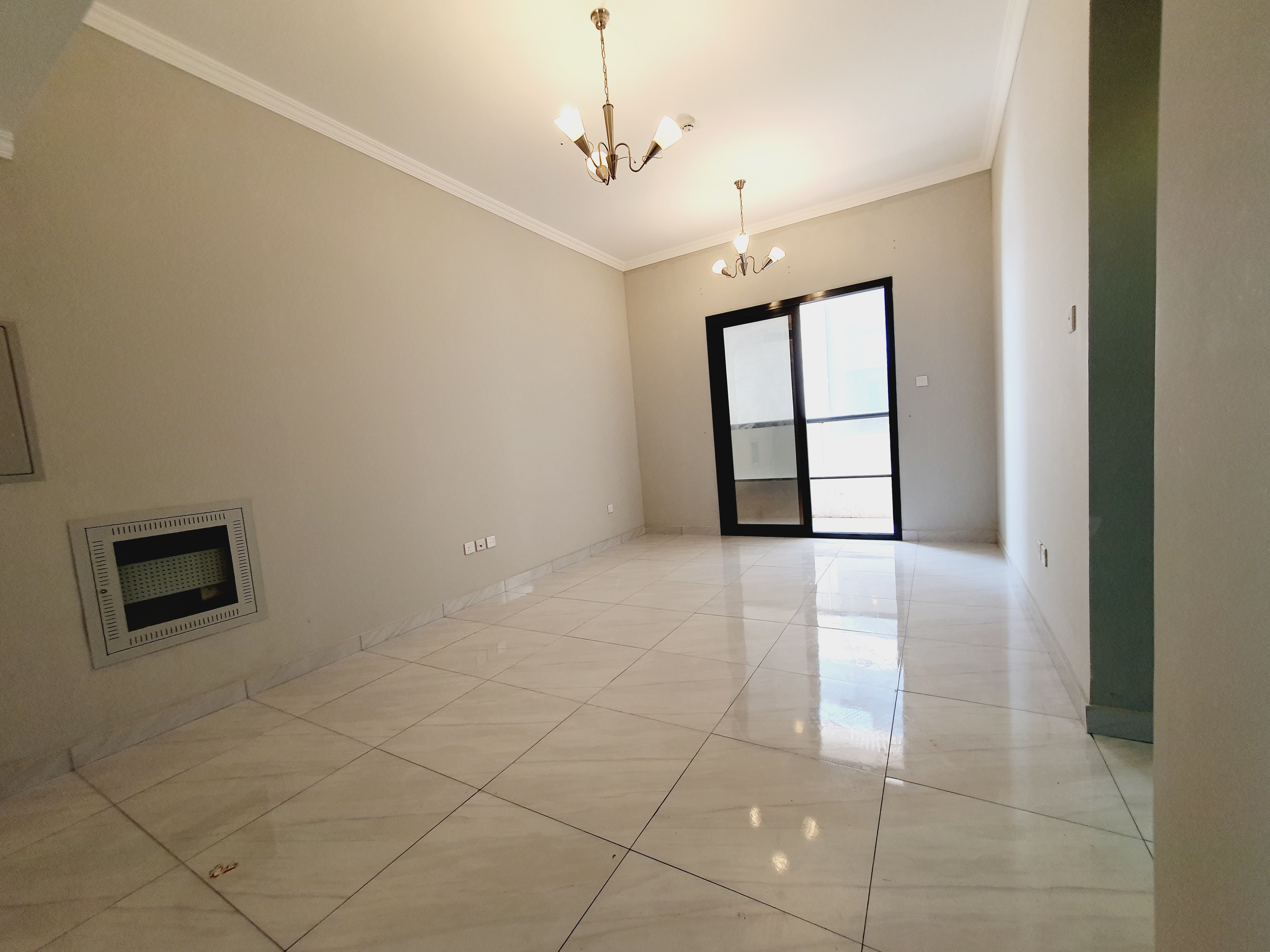 Like brand new very spacious 1bhk with balcony Prime location close to emirates road